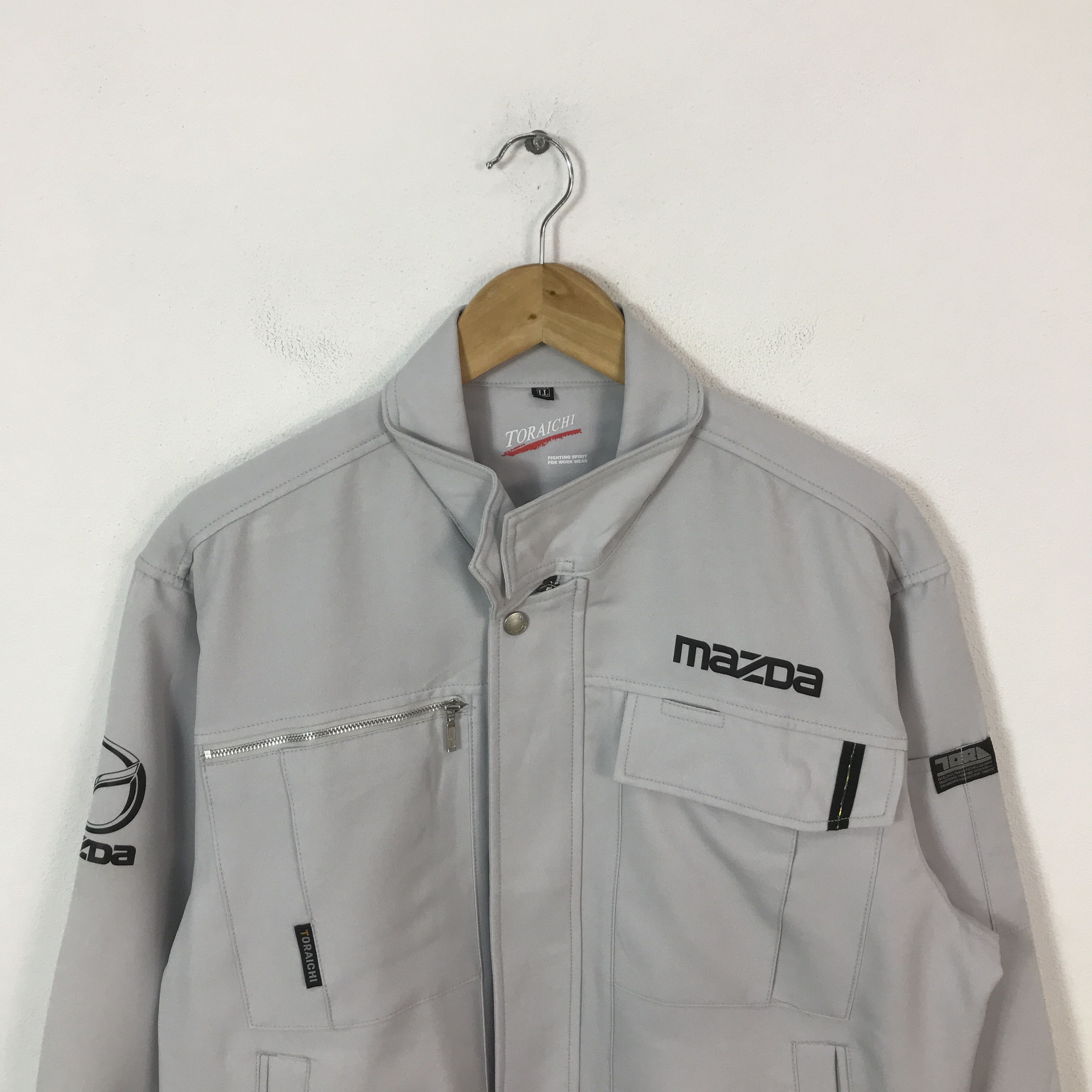Japanese Brand mazda racing Japan workwear custom jacket K62B11 Size US L / EU 52-54 / 3 - 3 Thumbnail