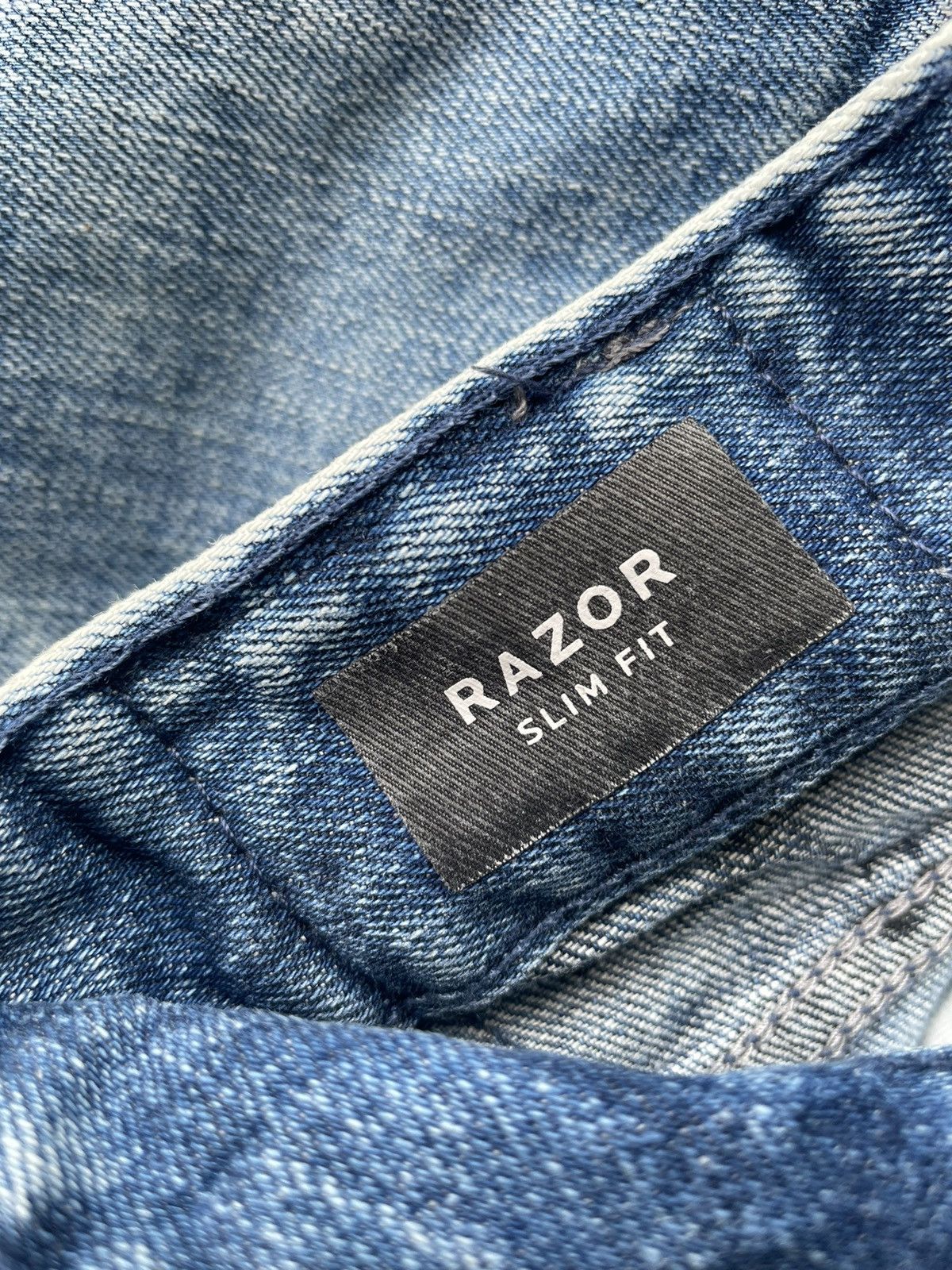 Denham Razor Slim Fit Distresed Denim