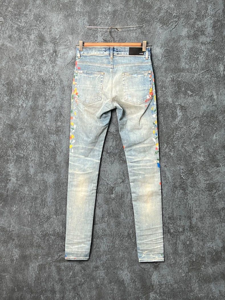 Amiri Amiri Painted Destruction Jeans Size US 34 / EU 50 - 2 Thumbnail