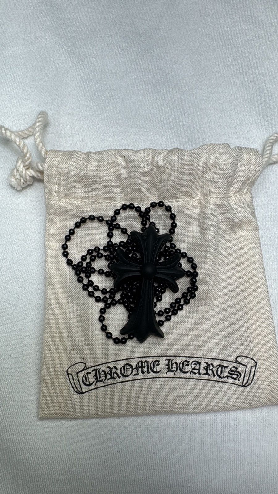 Chrome Hearts CHROME HEARTS SILICONE CROSS CHAIN Size ONE SIZE - 1 Thumbnail