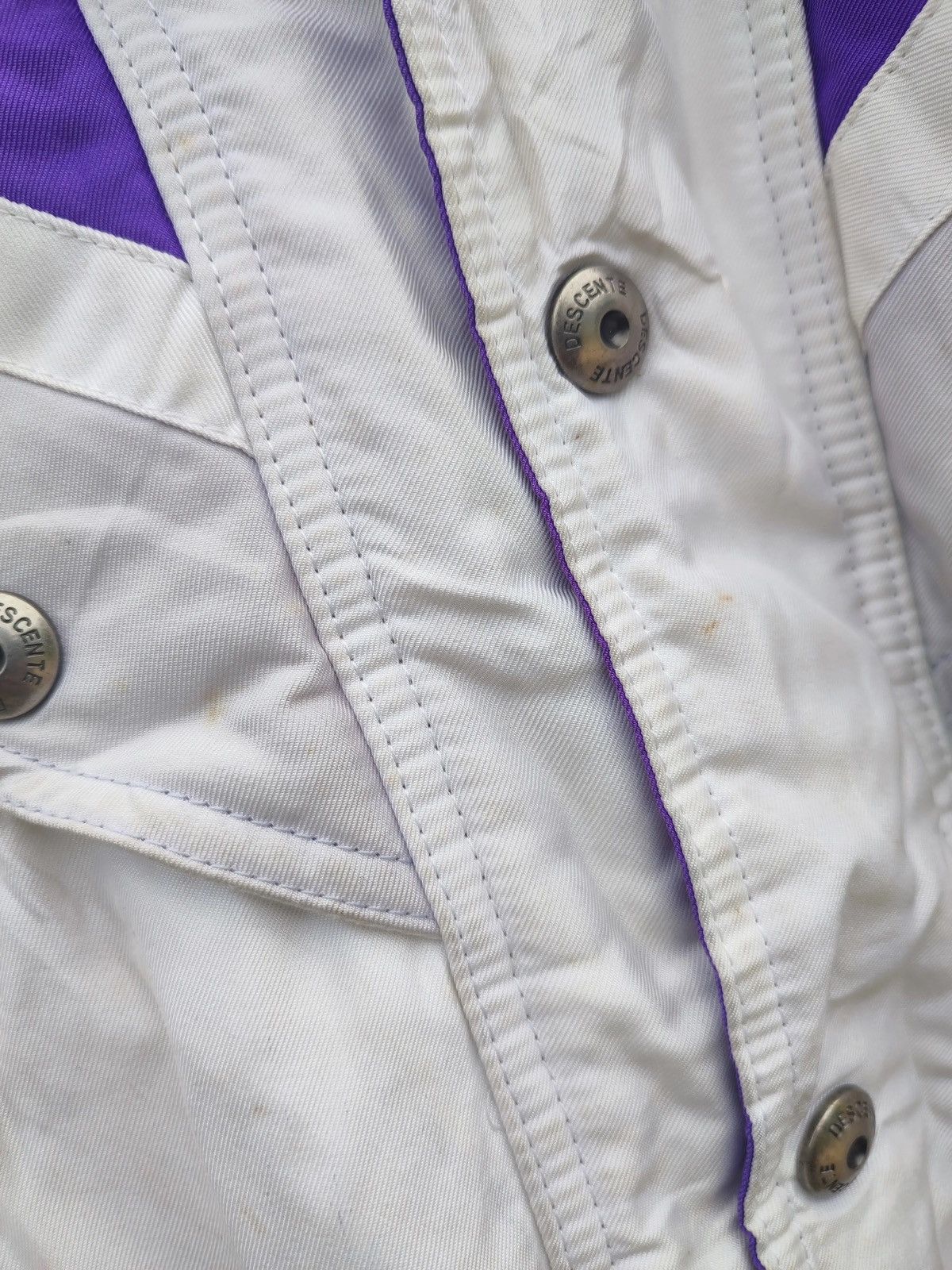 Descente × Vintage Vintage Descente Racing Equipment Jacket – White & Purple Size US M / EU 48-50 / 2 - 3 Thumbnail