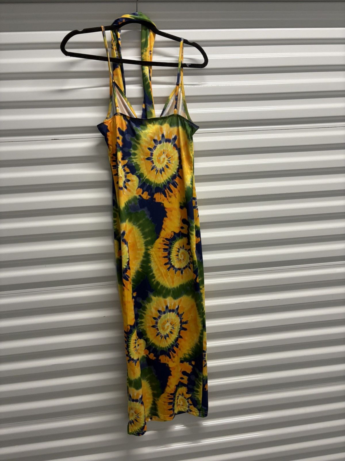 Other Fun Summer Dress With Spaghetti Strap And Scarf Size L / US 10 / IT 46 - 7 Thumbnail