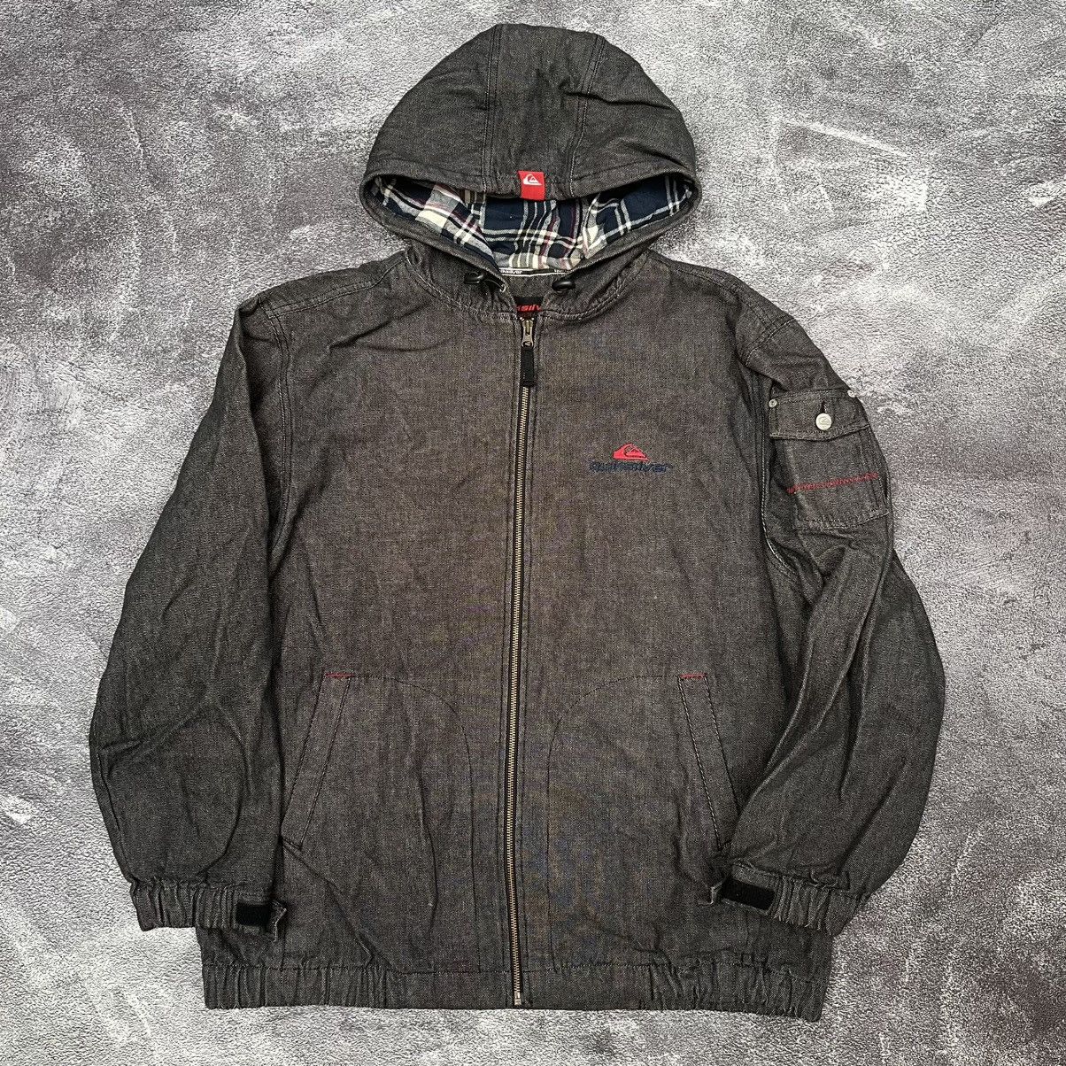 Quiksilver Vintage 90s Quiksilver Denim Jacket Size US L / EU 52-54 / 3 - 1 Thumbnail