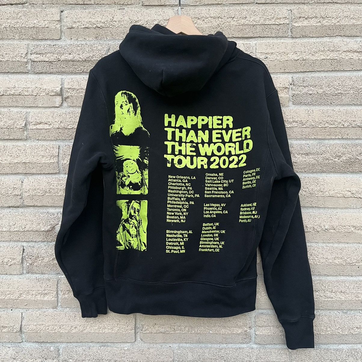 Billie Eilish Billie Eilish Happier Than Ever 2022 World Tour Hoodie XS Size US XS / EU 42 / 0 - 2 Thumbnail
