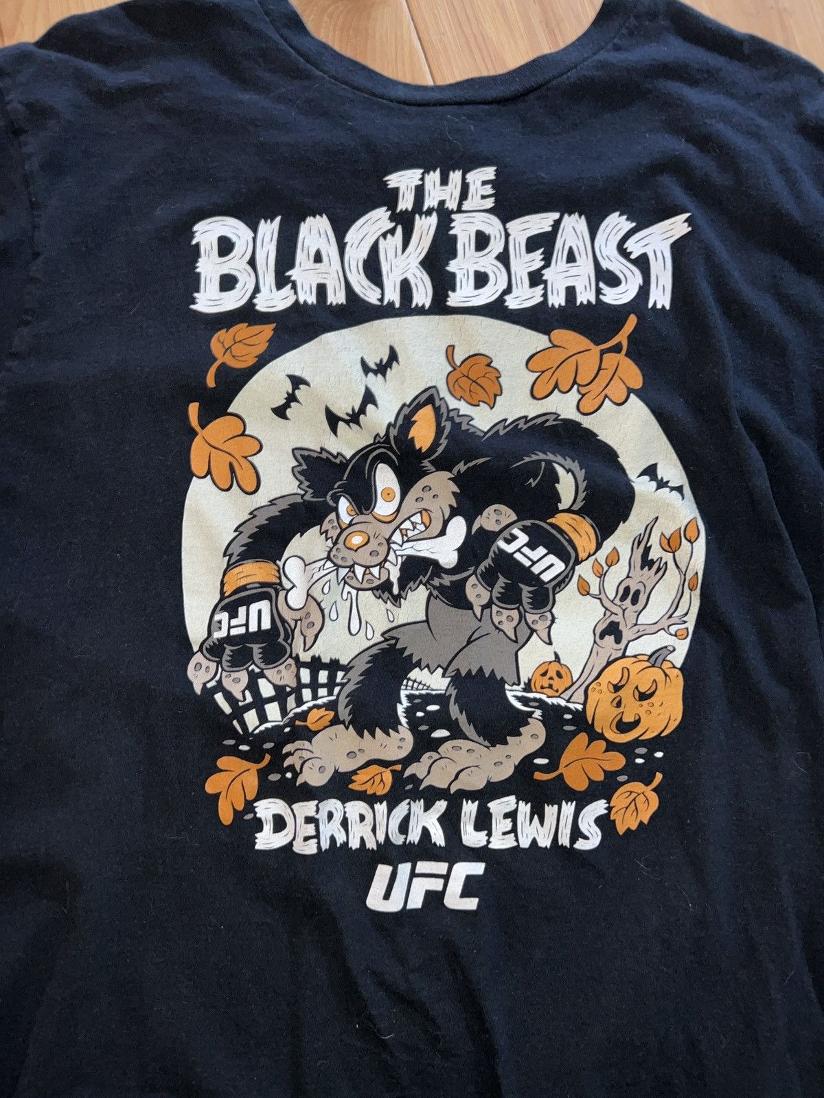 UFC Derek Lewis ufc shirt “the black beast” Size US L / EU 52-54 / 3 - 2 Thumbnail