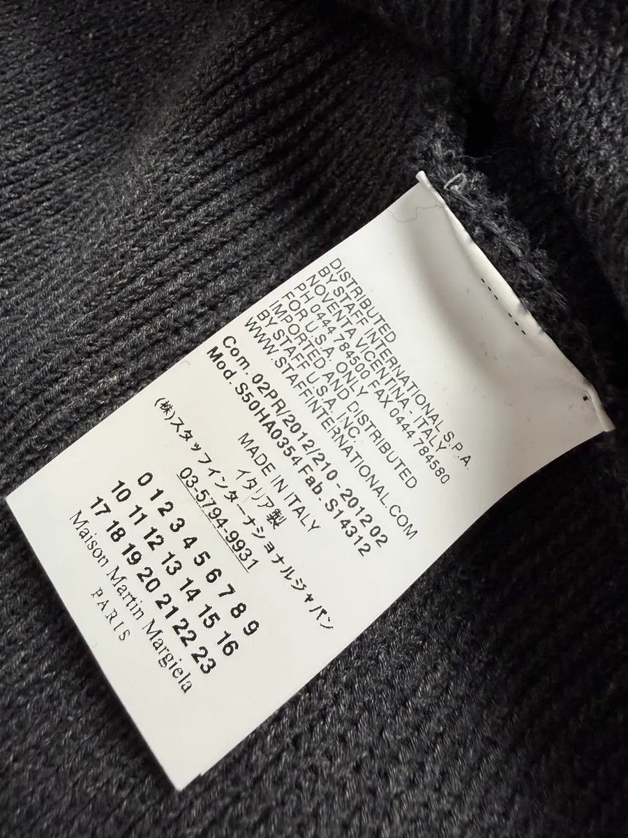 Maison Margiela AW2012 Maison Margiela Anthracite Grey Signature Buttoned Cardigan Jacket Size US M / EU 48-50 / 2 - 7 Thumbnail