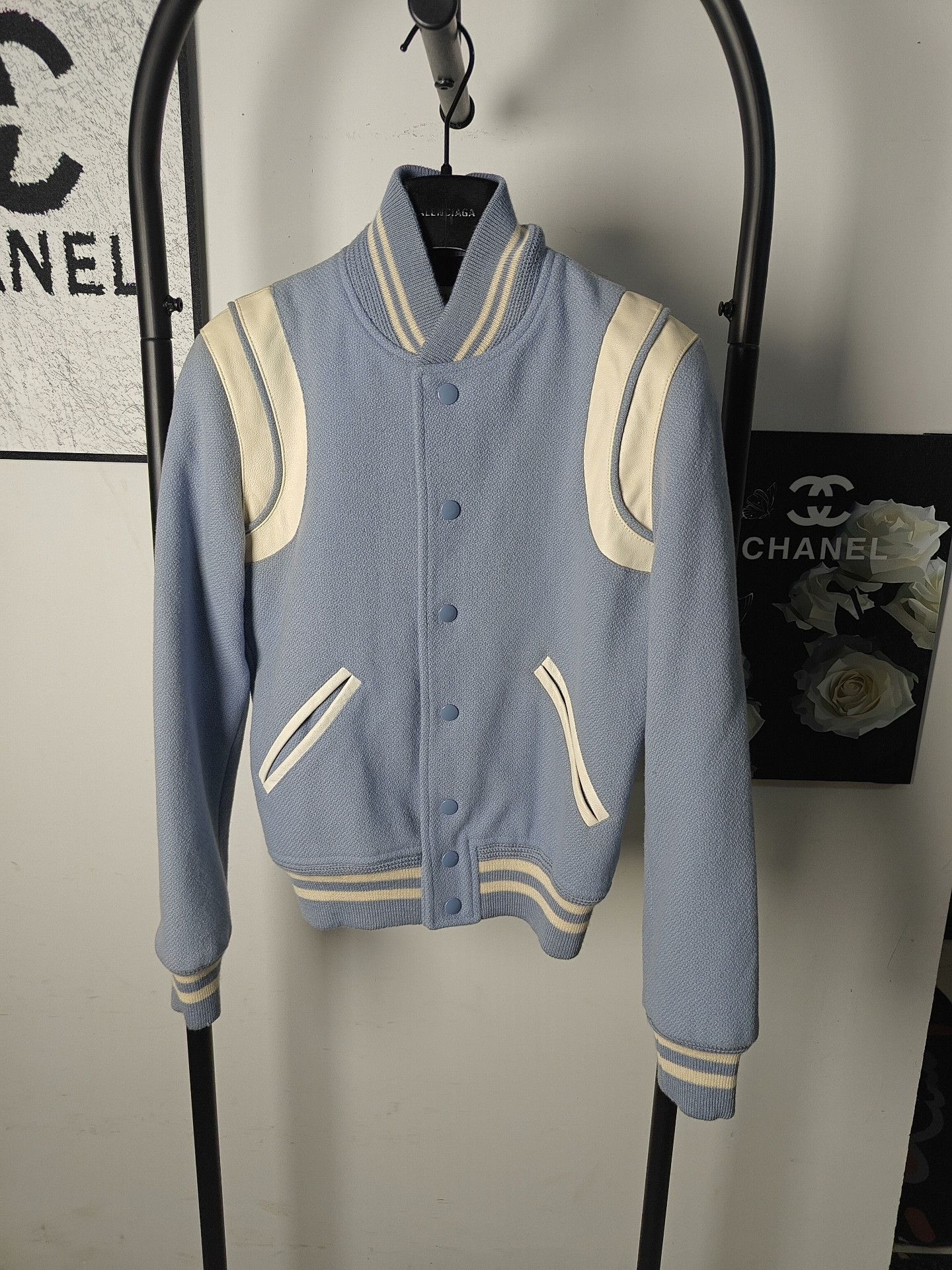 Saint Laurent Paris Saint Laurent Paris White Light Jacket m Men Size XS / US 0-2 / IT 36-38 - 1 Thumbnail
