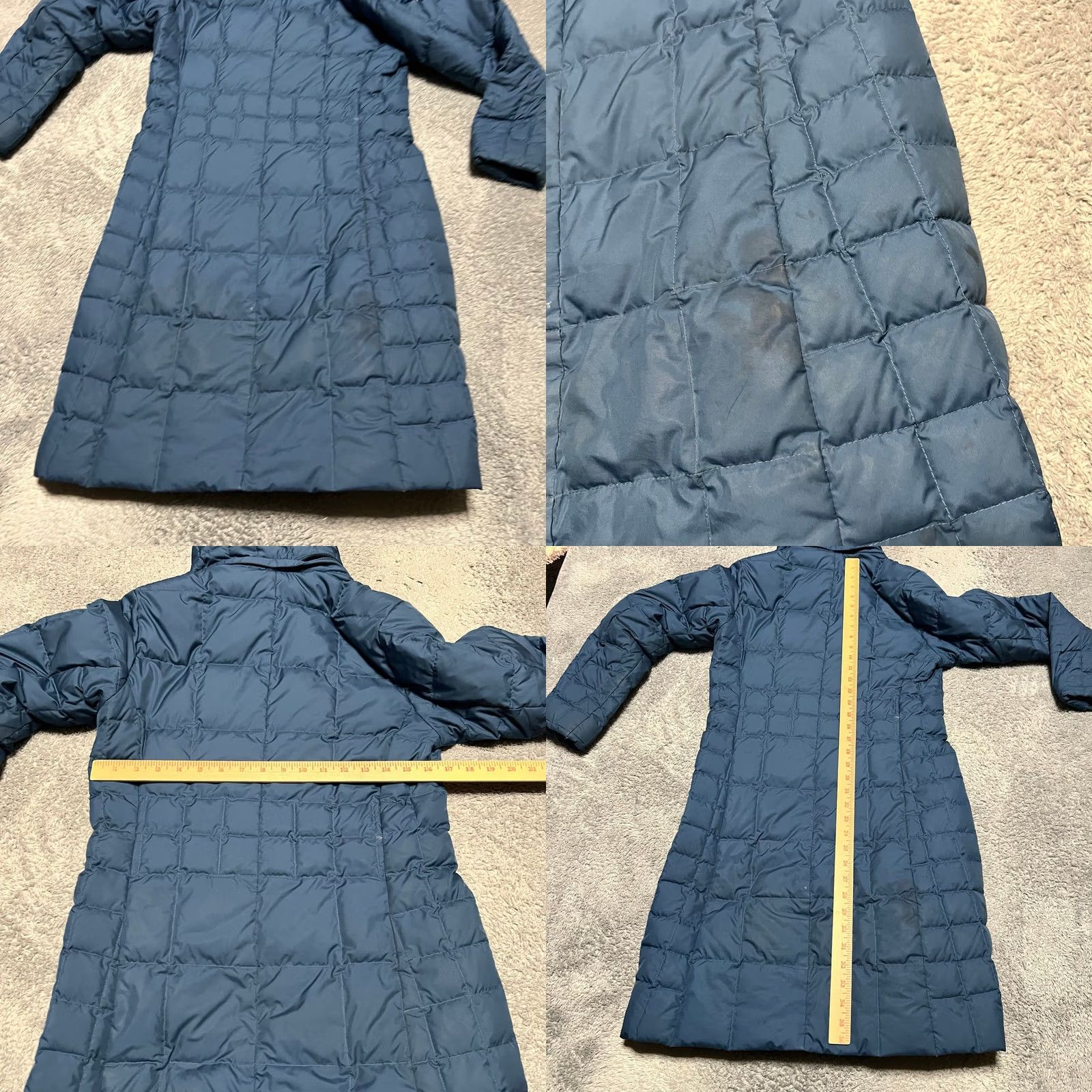 Patagonia Patagonia Jacket Womens XS Down With It Parka Puffer Coat Hooded Long Blue Stains Womens XS Jacket Size XS / US 0-2 / IT 36-38 - 8 Thumbnail