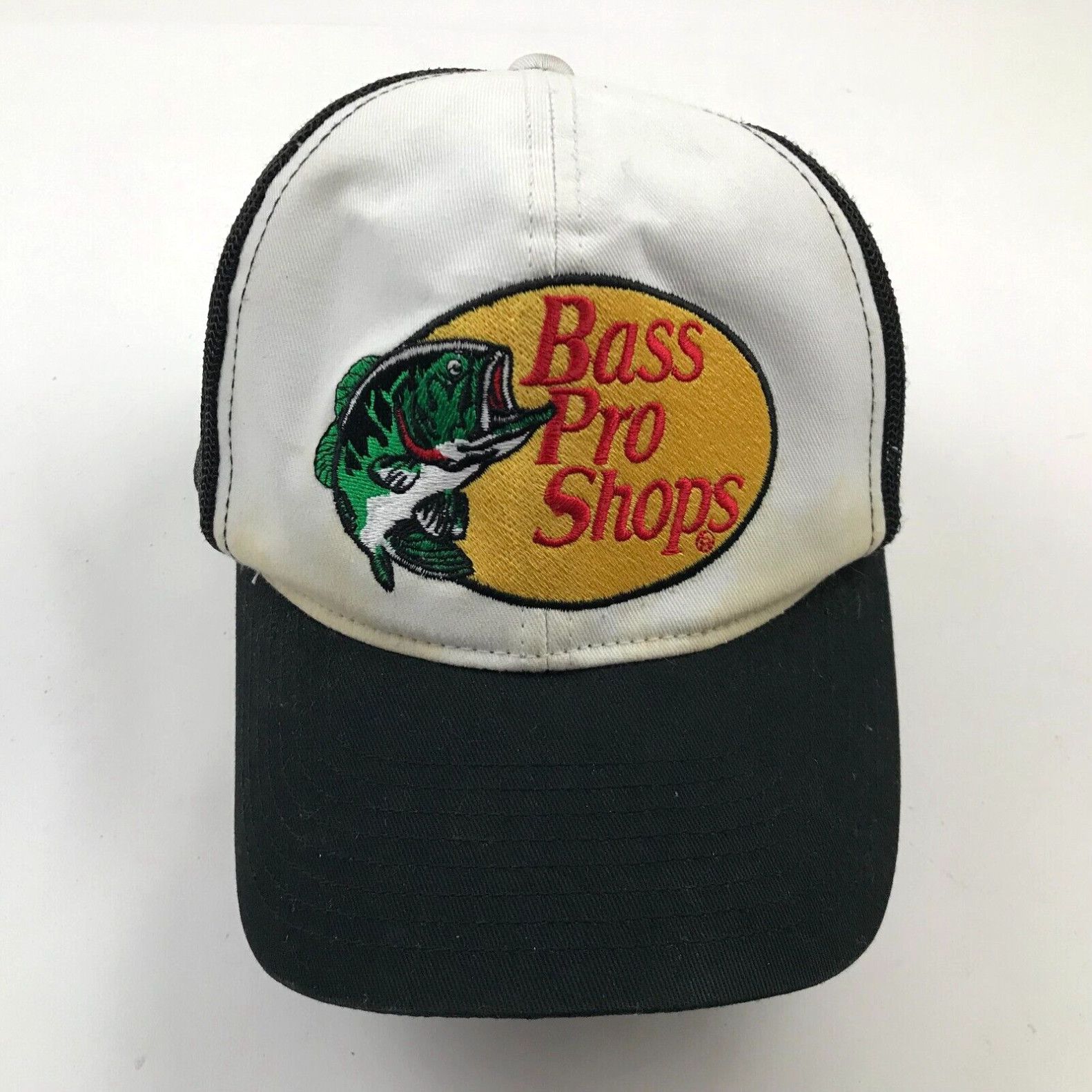 Bass Pro Shops Bass Pro Shops Hat Cap Snapback Trucker White Black