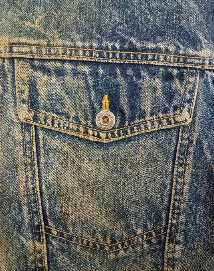 Japanese Brand Vintage OH! FLASH Faded Distressed Oeiflasi Denim Jacket Size US S / EU 44-46 / 1 - 6 Thumbnail