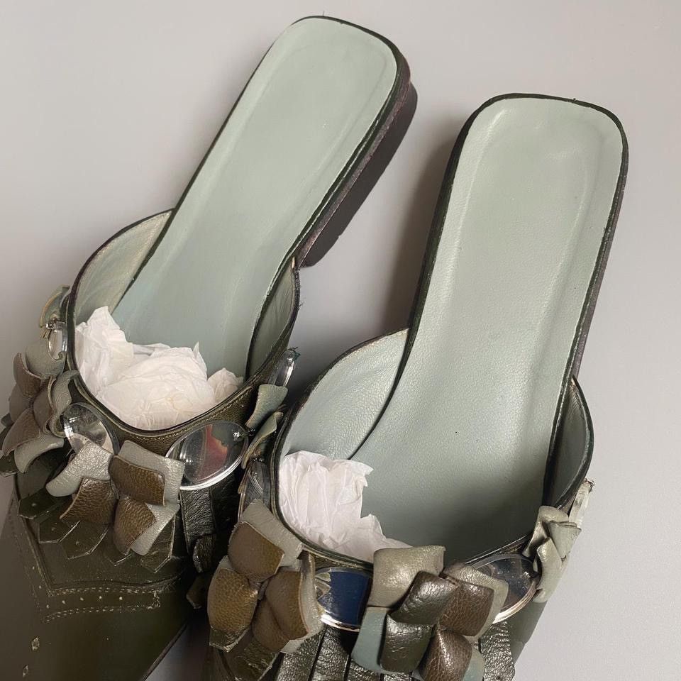 Prada × Vintage prada spring/summer 1999 sabots Size US 8 / IT 38 - 7 Thumbnail