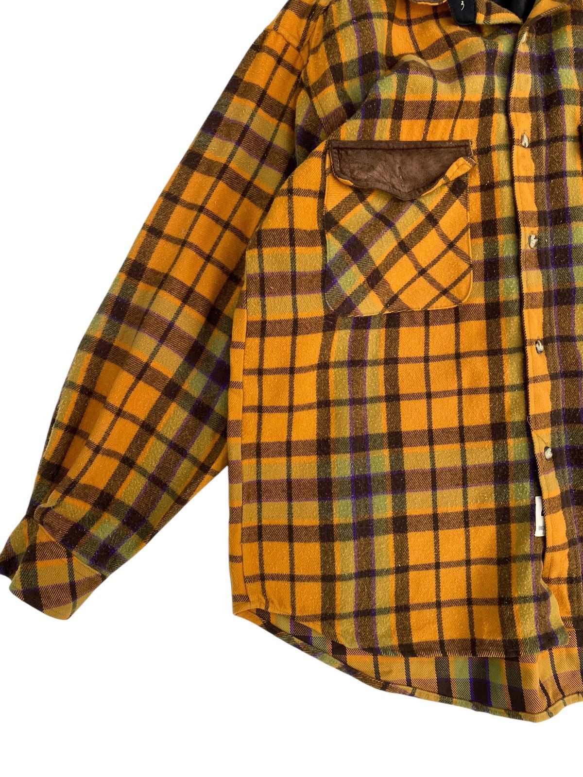 Vintage Vtg Burghscott Wool Flannel Button Up Size US L / EU 52-54 / 3 - 4 Thumbnail