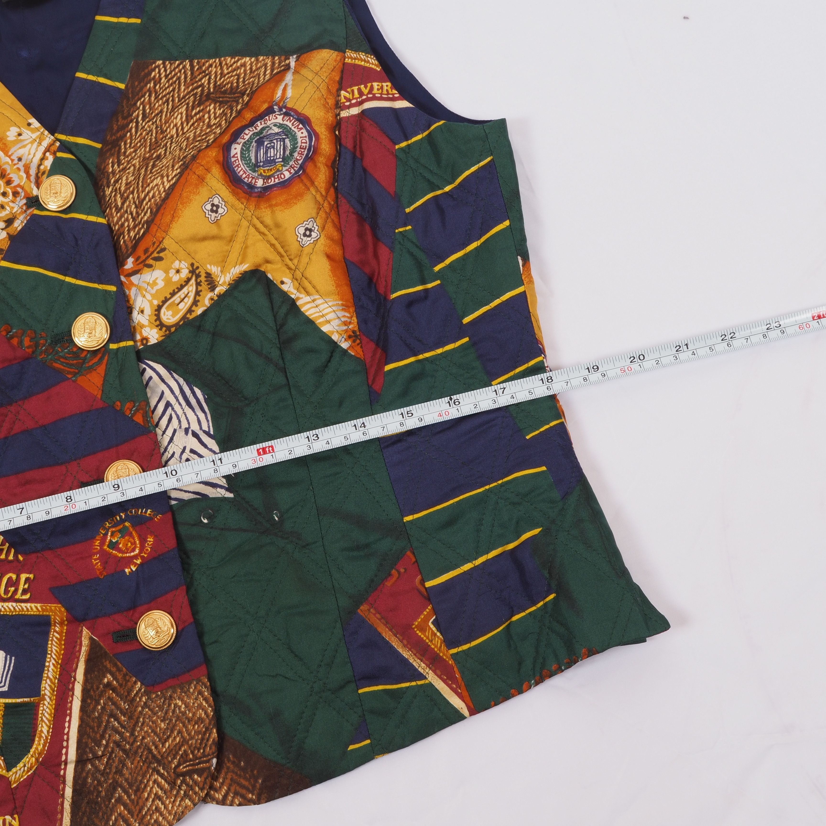 Escada × Vintage Laurel by Escada Vintage Women's Silk Waistcoat Vest Jacket Size M / US 6-8 / IT 42-44 - 11 Thumbnail