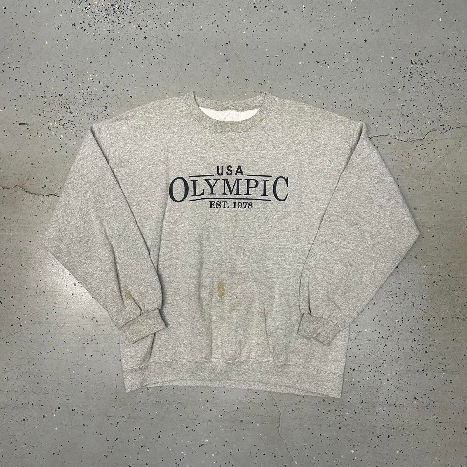 Other VTG 90s USA Olympic Grey Sweatshirt Size US XL / EU 56 / 4 - 1 Thumbnail