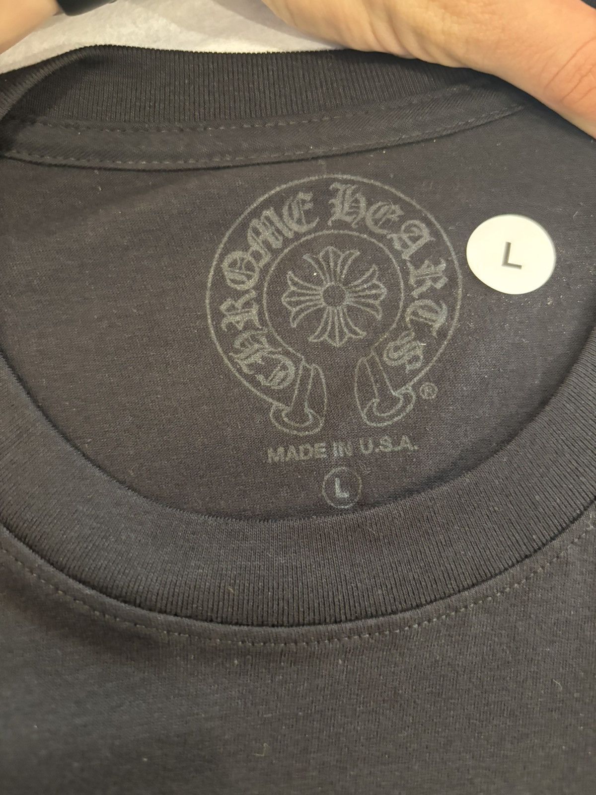 Chrome Hearts Chrome Hearts Scroll Logo Black Tee Size US L / EU 52-54 / 3 - 2 Thumbnail