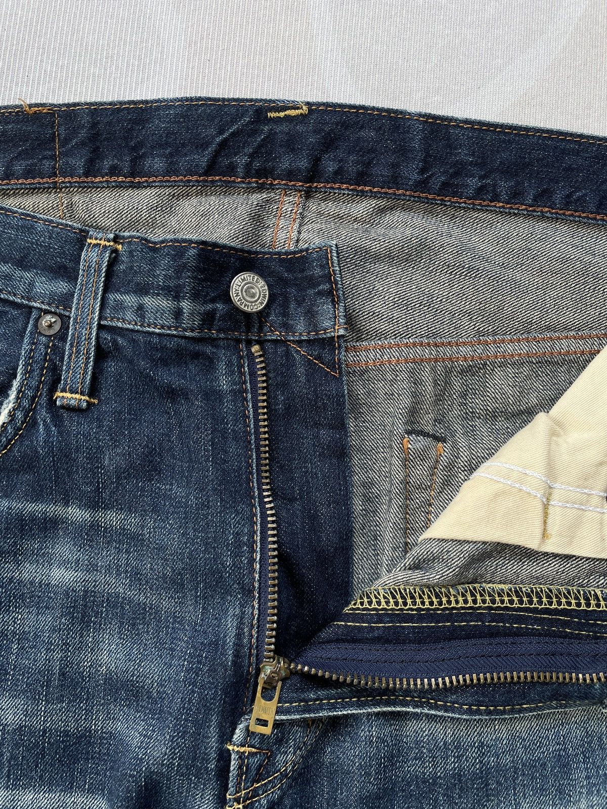 Edwin × Le Grande Bleu (L.G.B.) Edwin EJP06 Jeans (P51) Size US 35 - 6 Thumbnail
