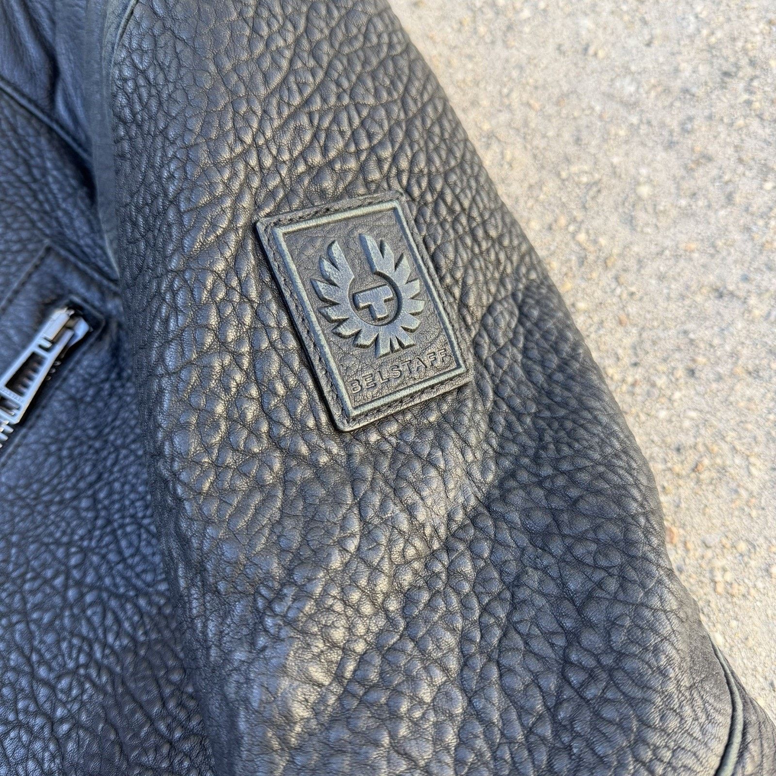 Belstaff × Leather Belstaff Black Biker Moto Kendal Leather Jacket Sz 56 Size US XXL / EU 58 / 5 - 3 Thumbnail