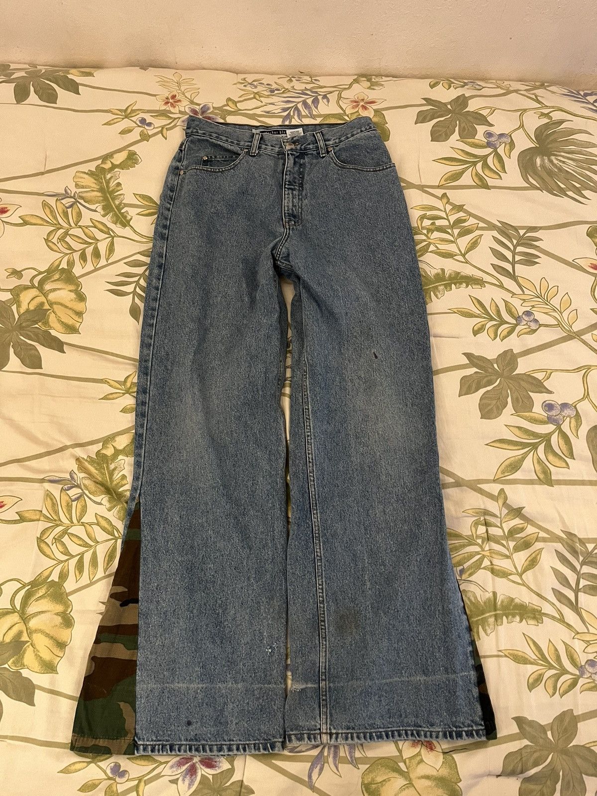 Vintage Vintage anchor blue beyond baggy custom jeans | Grailed
