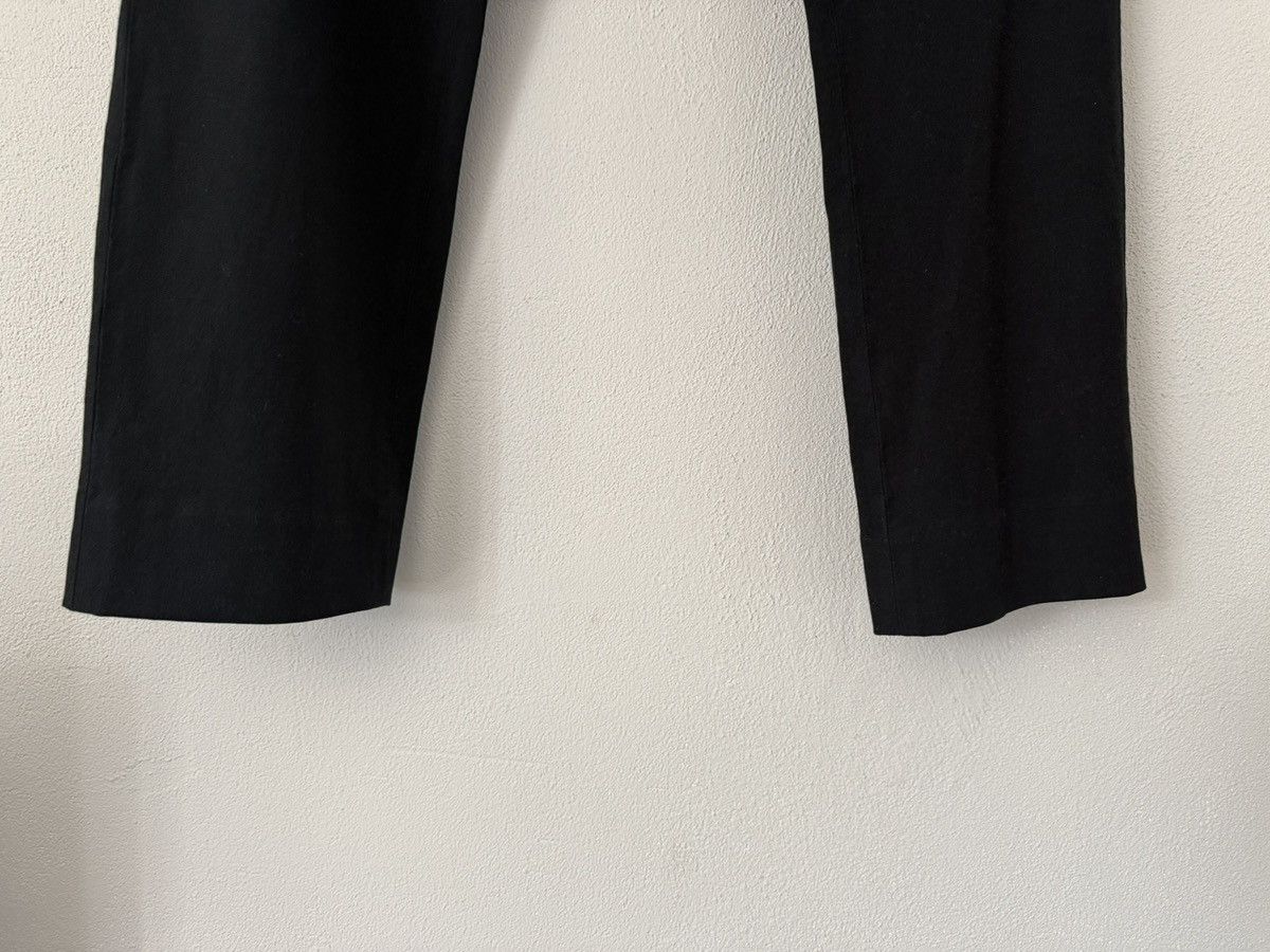 Maison Margiela Minimal Black Tailored Trousers with Drawstring Waist Size US 30 / EU 46 - 4 Thumbnail