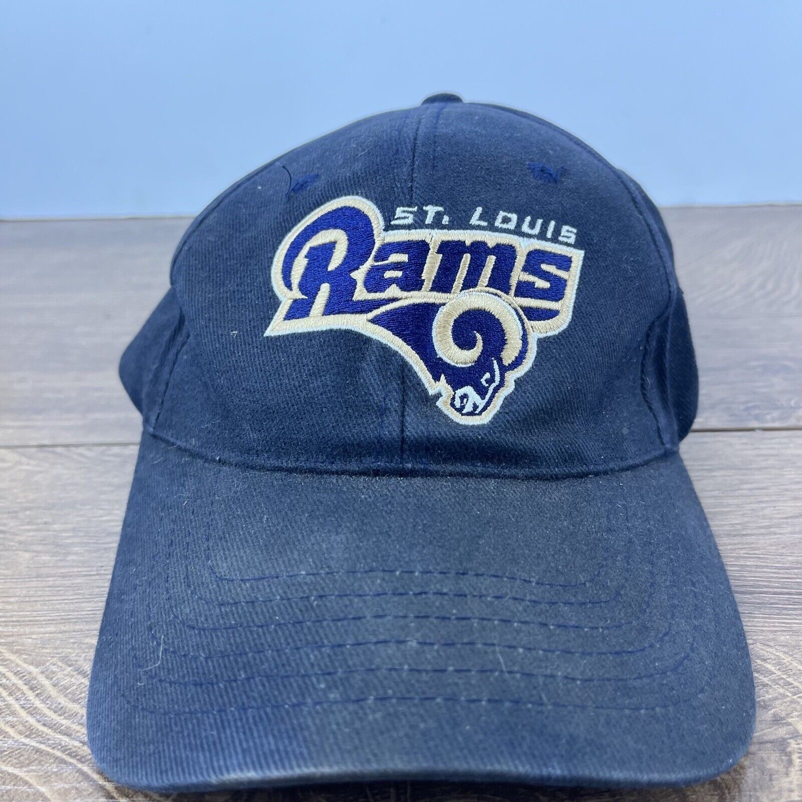 Other St. Louis Rams Hat Blue Rams NFL Hat Blue Hat Adjustable Blu Size ONE SIZE - 2 Thumbnail