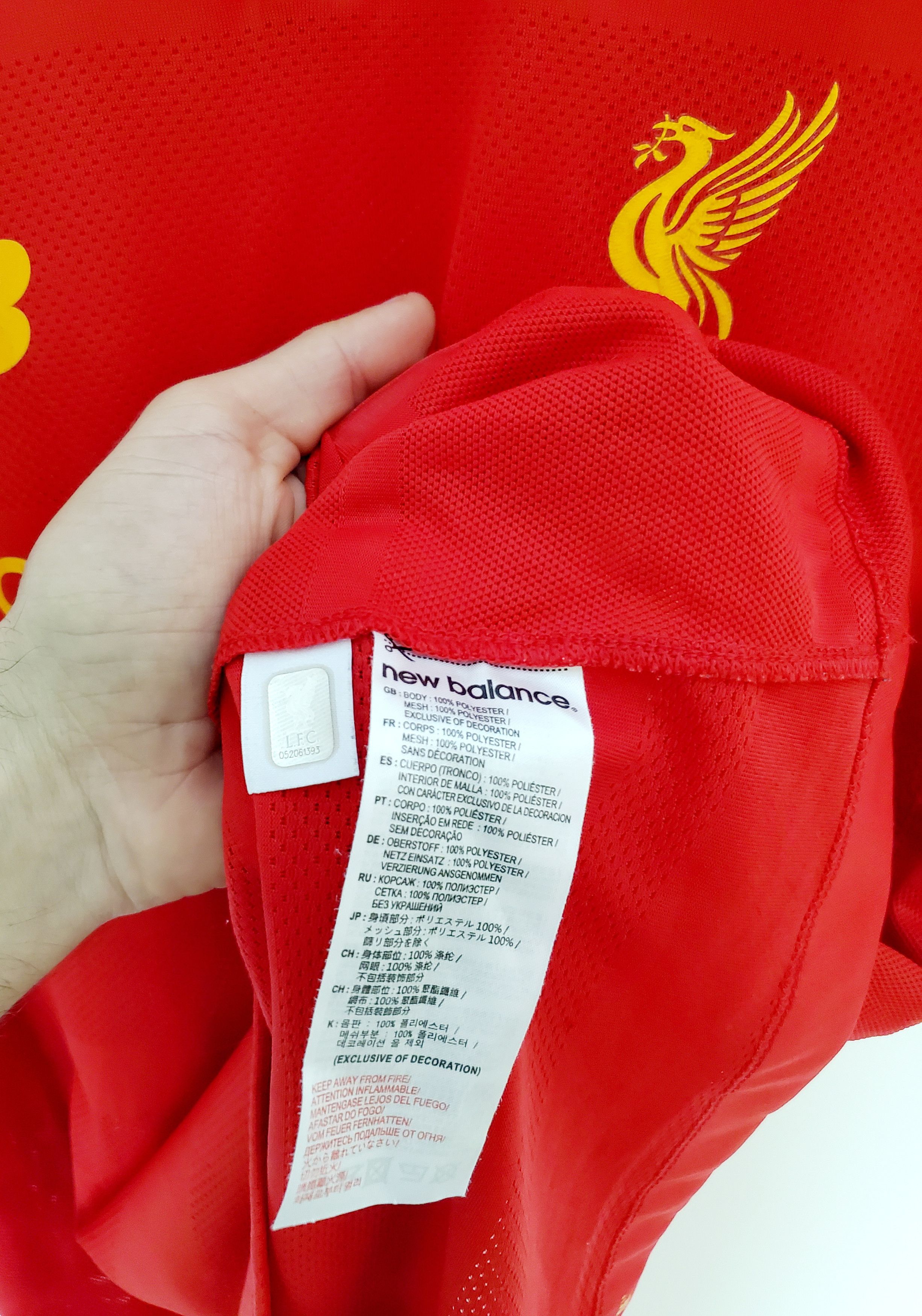 Nike FC Liverpool 2016 2017 home soccer jersey L New condition Size US L / EU 52-54 / 3 - 7 Thumbnail