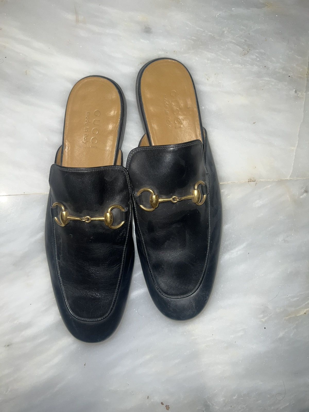 Gucci GUCCI SLIP ON LOAFERS OPEN BACK Size US 7 / EU 40 - 2 Thumbnail