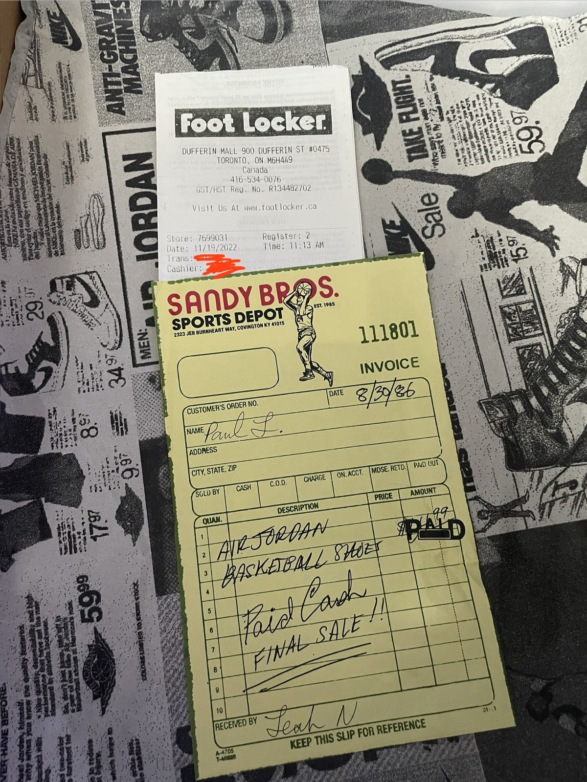 Jordan Brand Jordan 1 Chicago Lost and Found Size US 10 / EU 43 - 15 Thumbnail