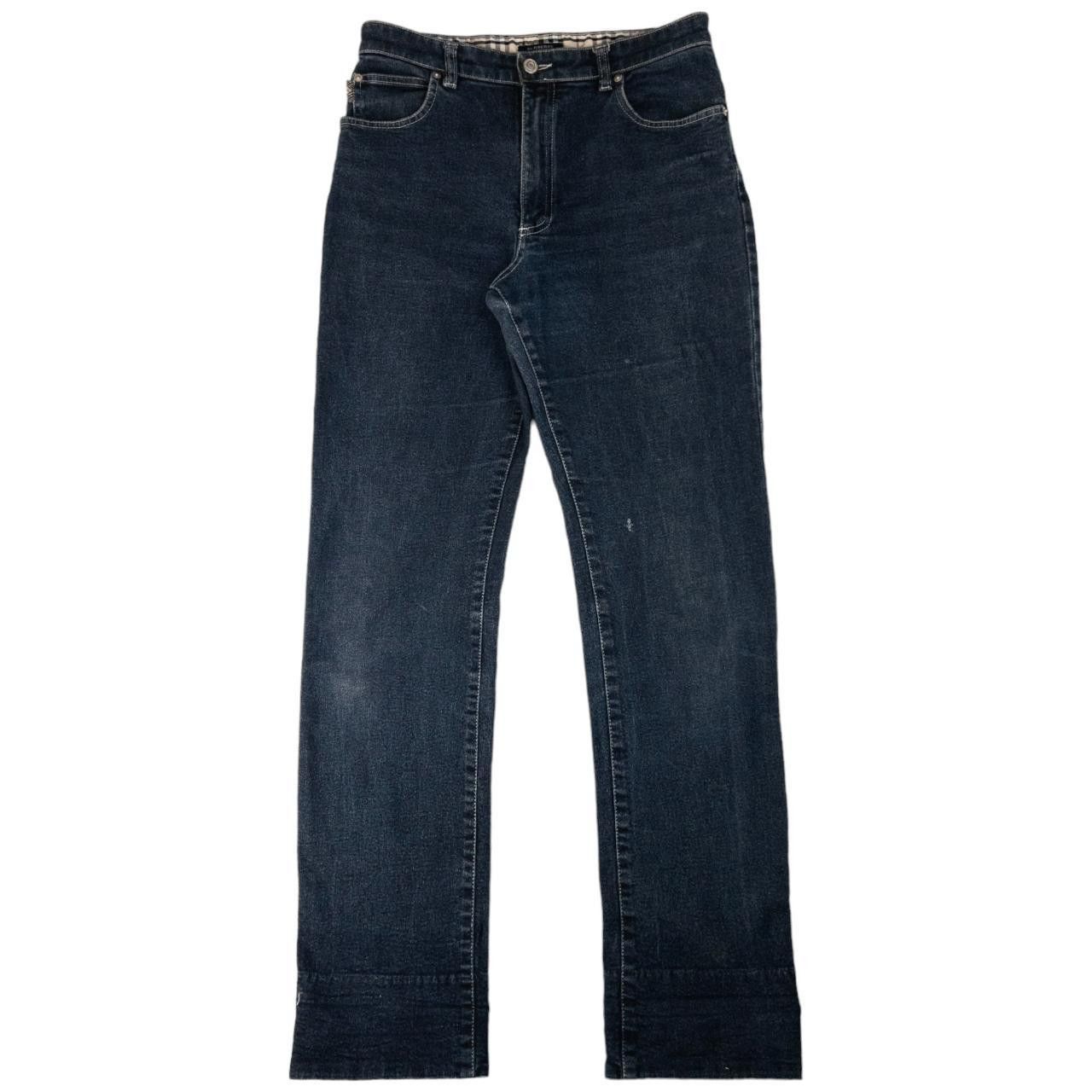 Burberry Vintage Burberry Nova Check Cuff Denim Jeans Size W29 Size 29" - 3 Thumbnail
