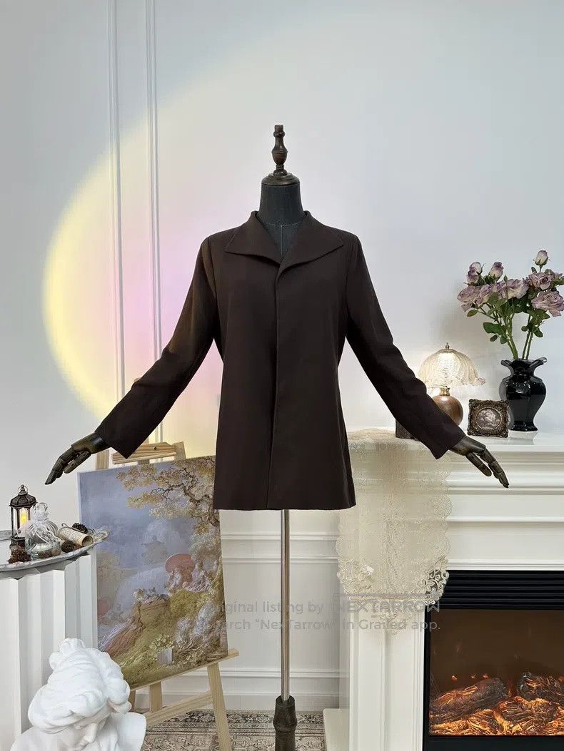 Hermes Hermes Margiela Era Casual Mid-Length Coat, Red Brown Size S / US 4 / IT 40 - 1 Thumbnail