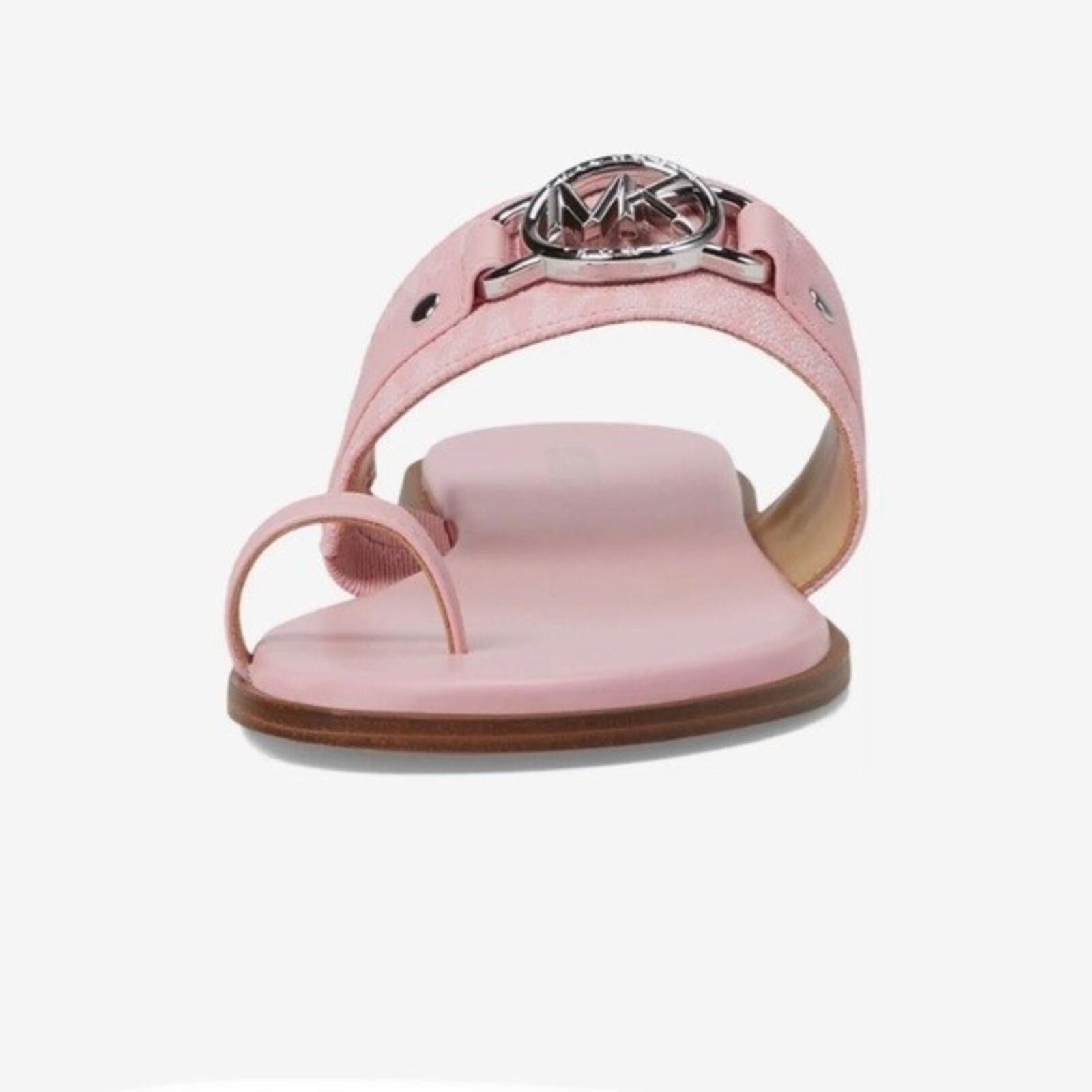 Michael Kors Michael Kors Rory Flat Thong Shell Pink Sandals 8.5 M Size US 10 / IT 40 - 4 Thumbnail