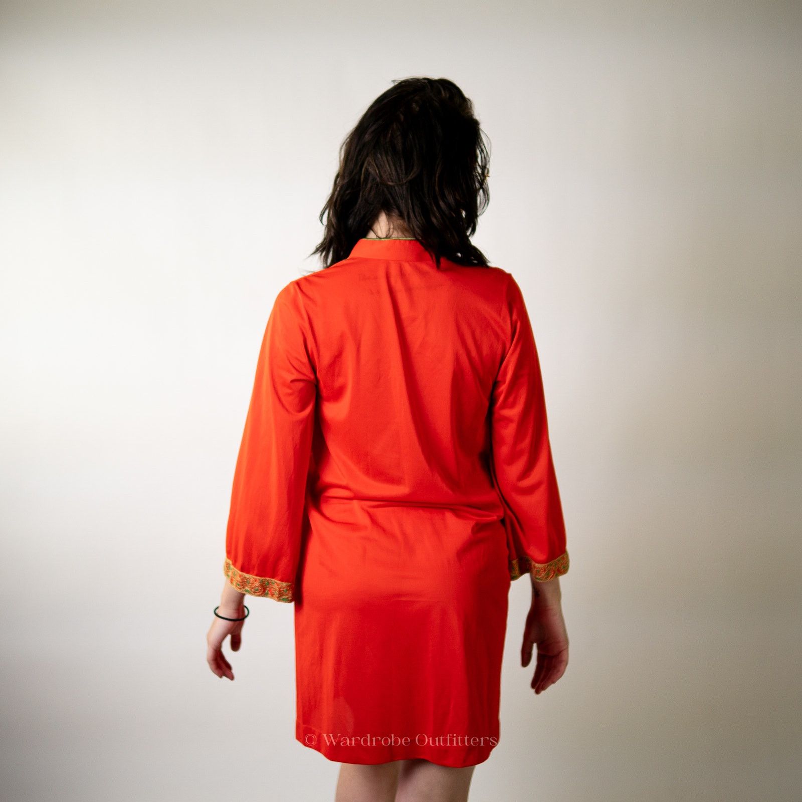 Vintage Vintage 1960's Embroidered Gossard Artemis Coral Dress - M Size M / US 6-8 / IT 42-44 - 4 Thumbnail