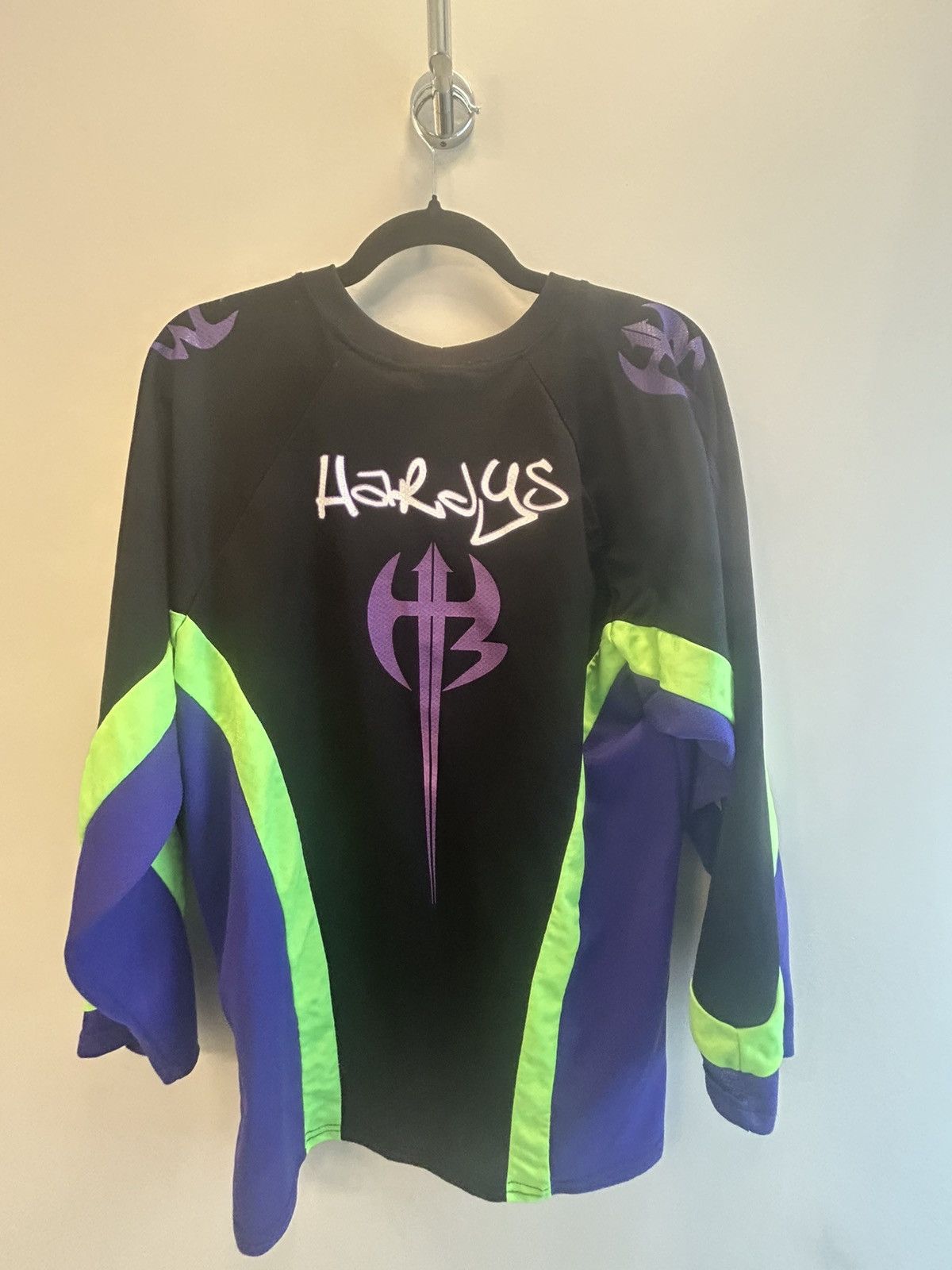 WWE WWE Vintage Jeff Hardy Boyz Motocross Jersey Pullover Size US M / EU 48-50 / 2 - 2 Thumbnail