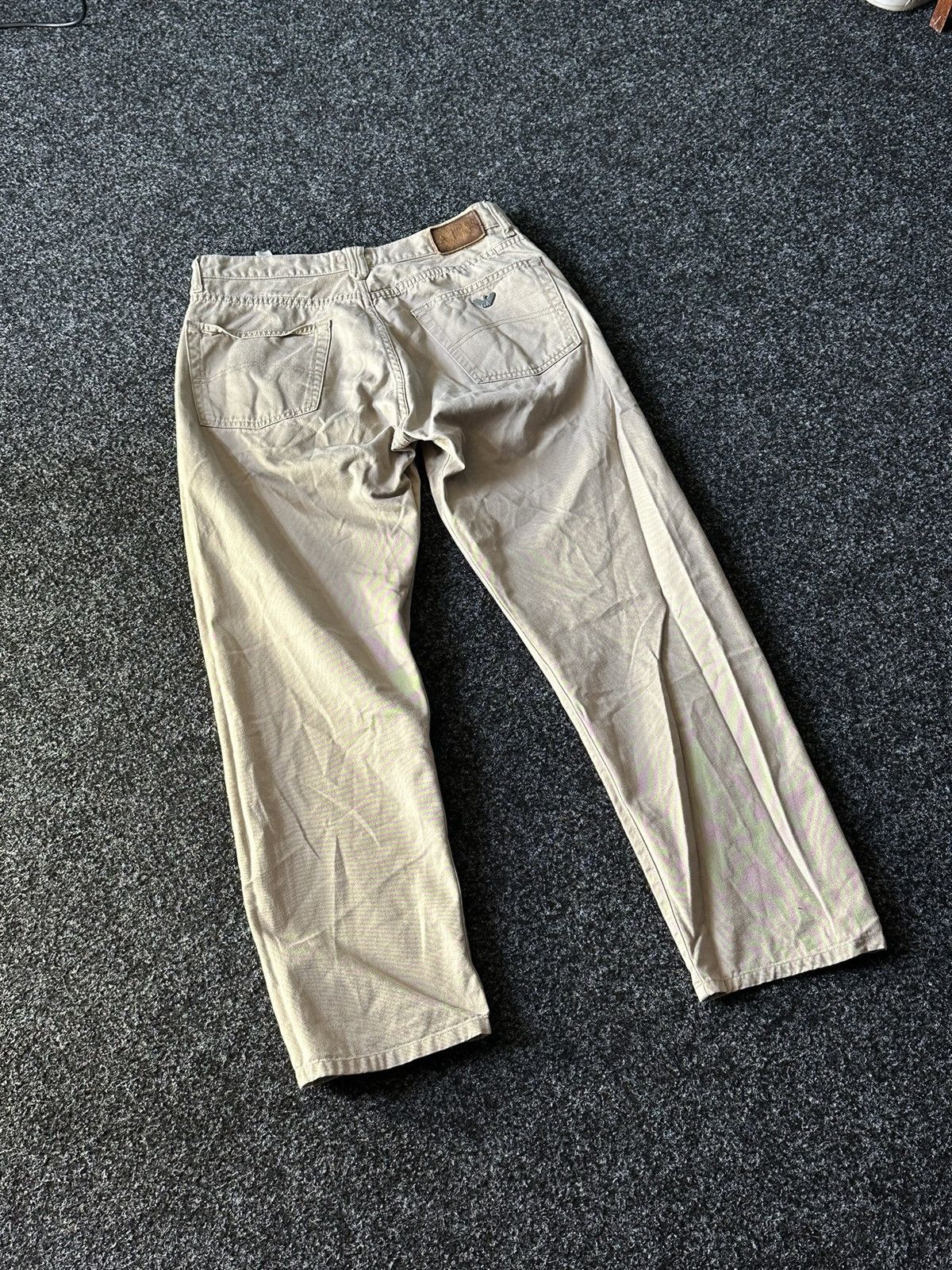 Armani × Vintage 🤎Vintage 00s Armani Jeans Italy denim pants RARE Size US 34 / EU 50 - 8 Thumbnail