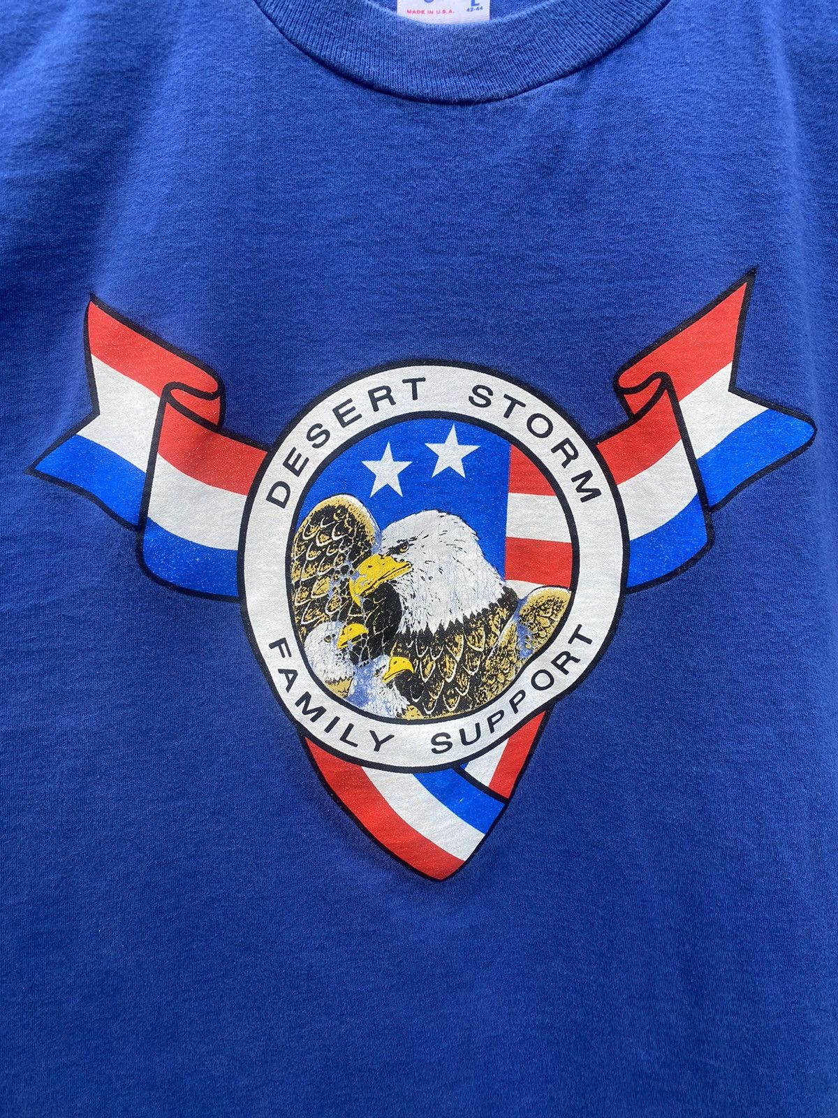 Vintage Vintage Desert Storm Family Support Tee, Made in USA Size US L / EU 52-54 / 3 - 2 Thumbnail