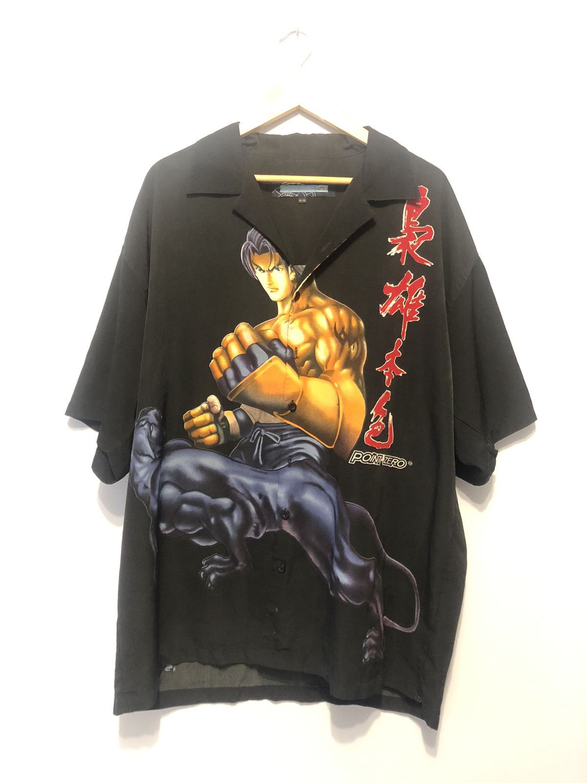 Point Zero × Vintage Authentic Point Zero Tekken Y2K Print Shirt 