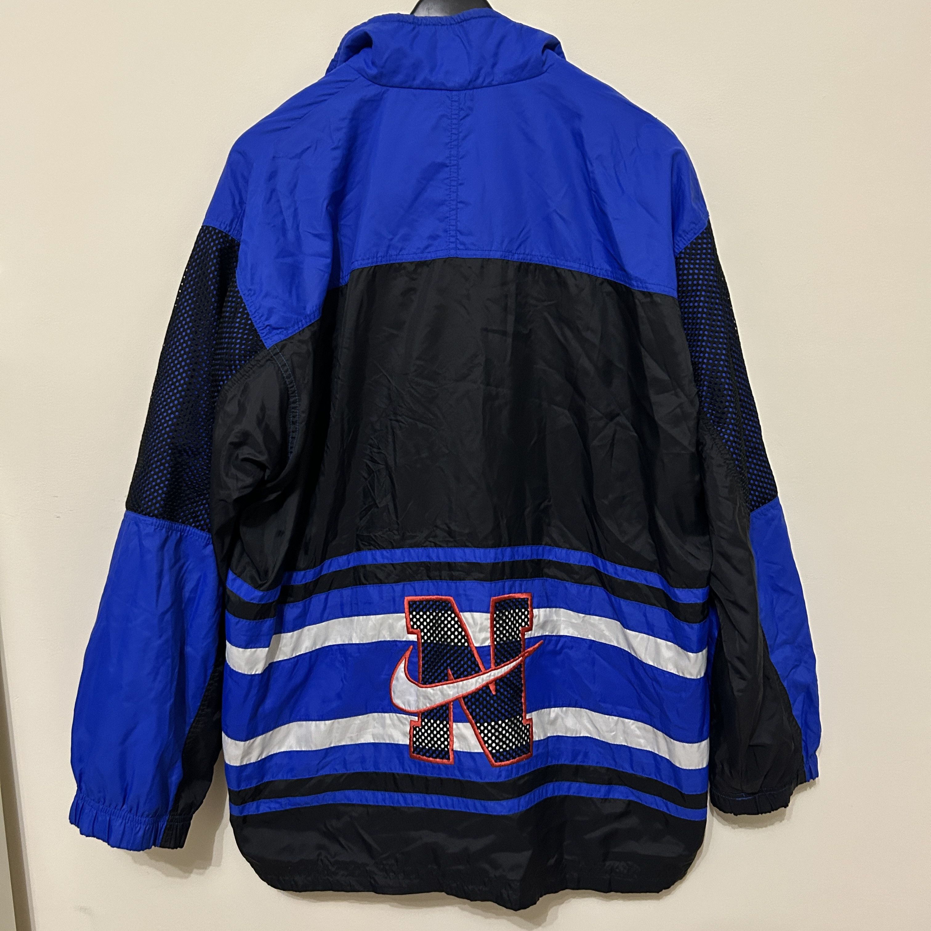 Nike Nike Vintage tracksuit jacket big logo oversize fit 90s Size US L / EU 52-54 / 3 - 2 Thumbnail
