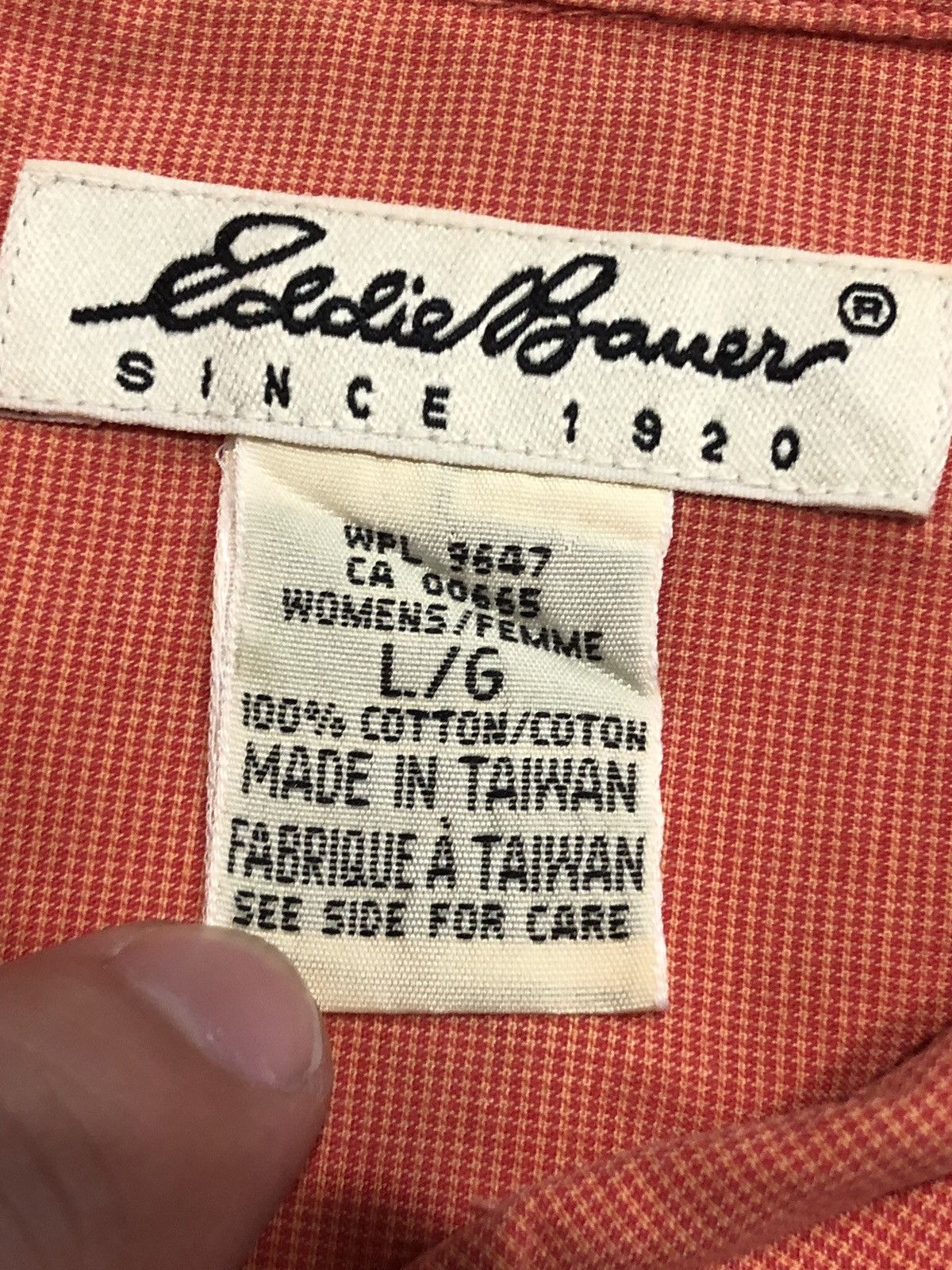 Eddie Bauer Eddie Bauer Women Button up Blouse Size L / US 10 / IT 46 - 5 Thumbnail