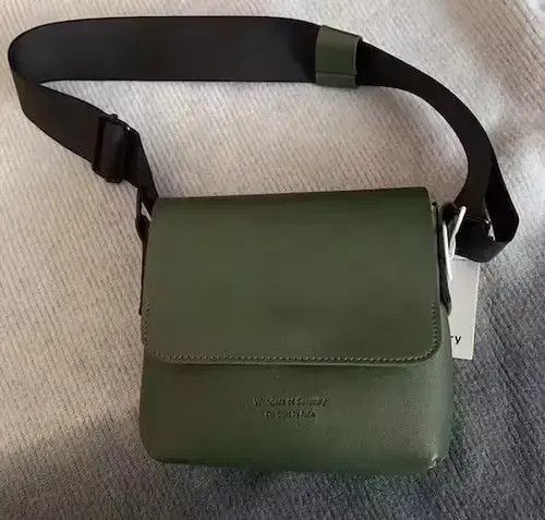 Individualized Shirts Retro green faux leather shoulder bag Size ONE SIZE - 2 Thumbnail