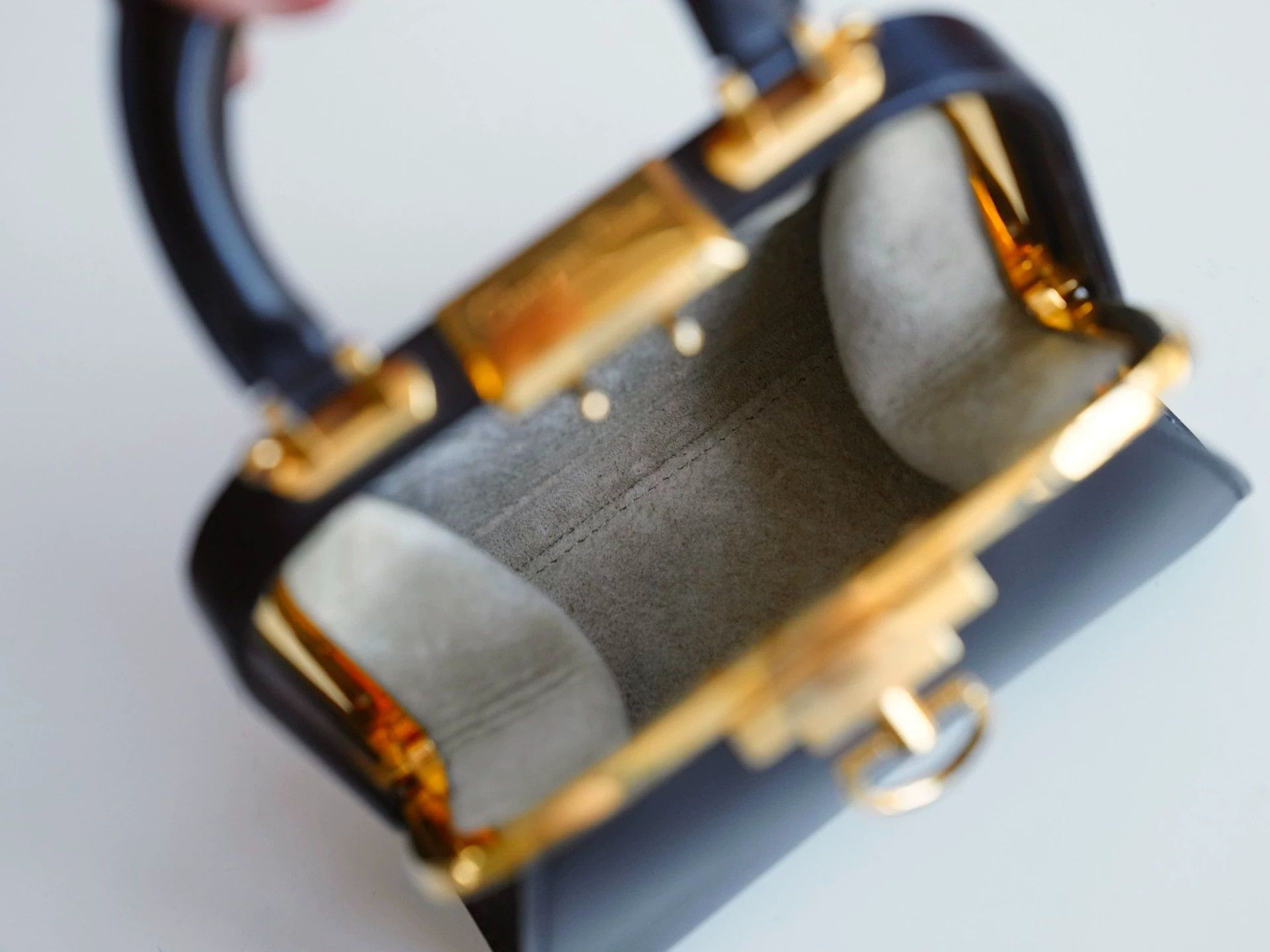 Dior Dior Vintage Black Gold Mini Doctor Bag Size ONE SIZE - 7 Thumbnail