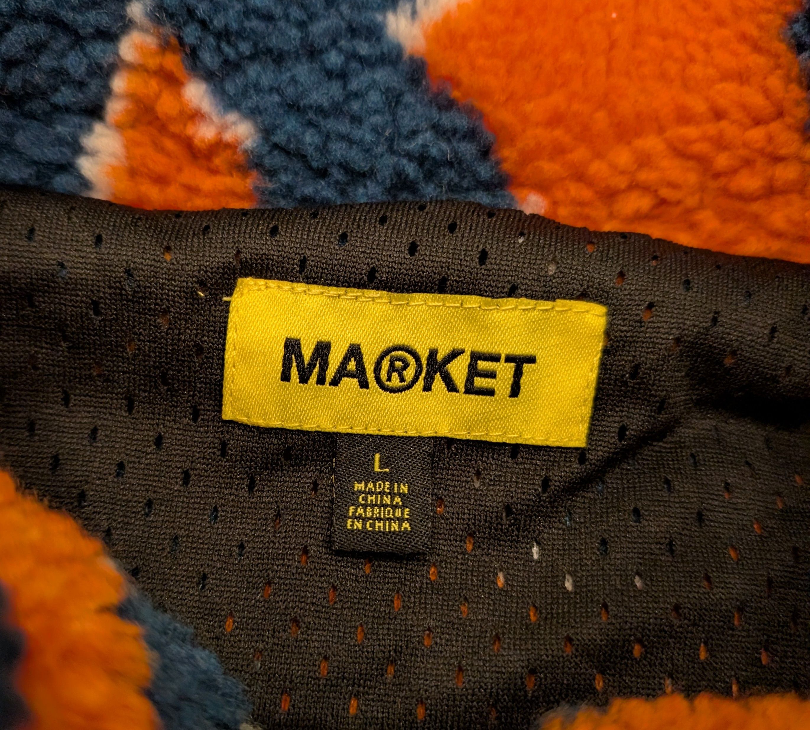 Market Market Animal Print Sherpa Fleece Jacket Multicolor Size US L / EU 52-54 / 3 - 3 Thumbnail