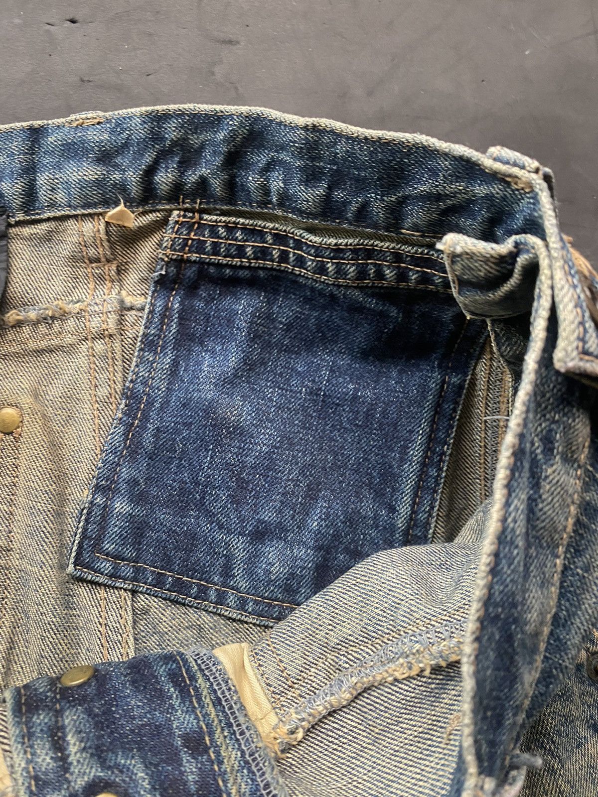 If Six Was Nine 💸BINDINGOFFER💸Ossa mondo japanese denim distressed archived Size US 29 - 8 Thumbnail