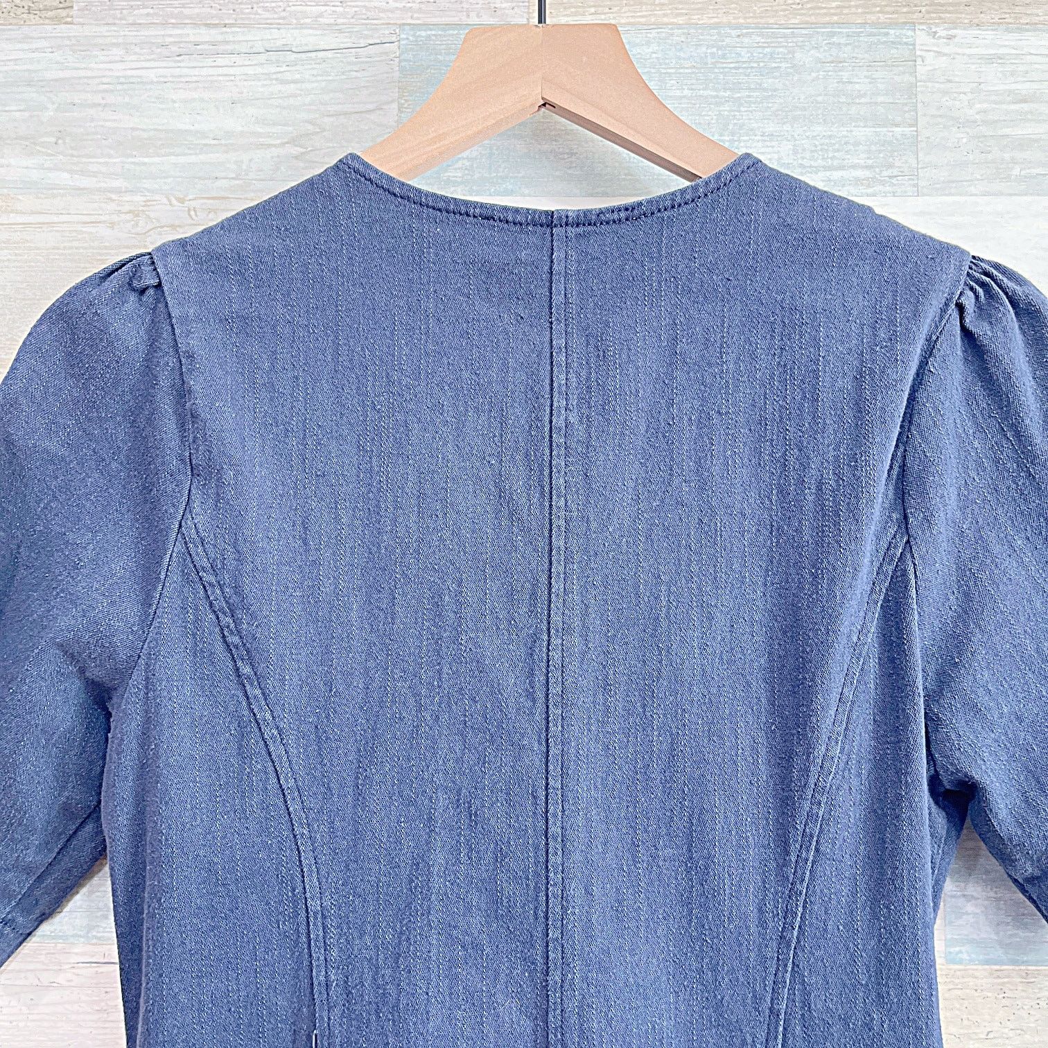 ASTR The Label ASTR The Label Bodycon Shirtdress Navy Blue Womens Medium Size M / US 6-8 / IT 42-44 - 4 Thumbnail