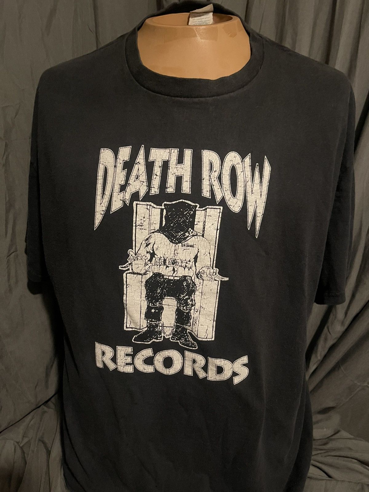 Other Original late 90s vintage death row records black T-shirt Size US XL / EU 56 / 4 - 1 Thumbnail