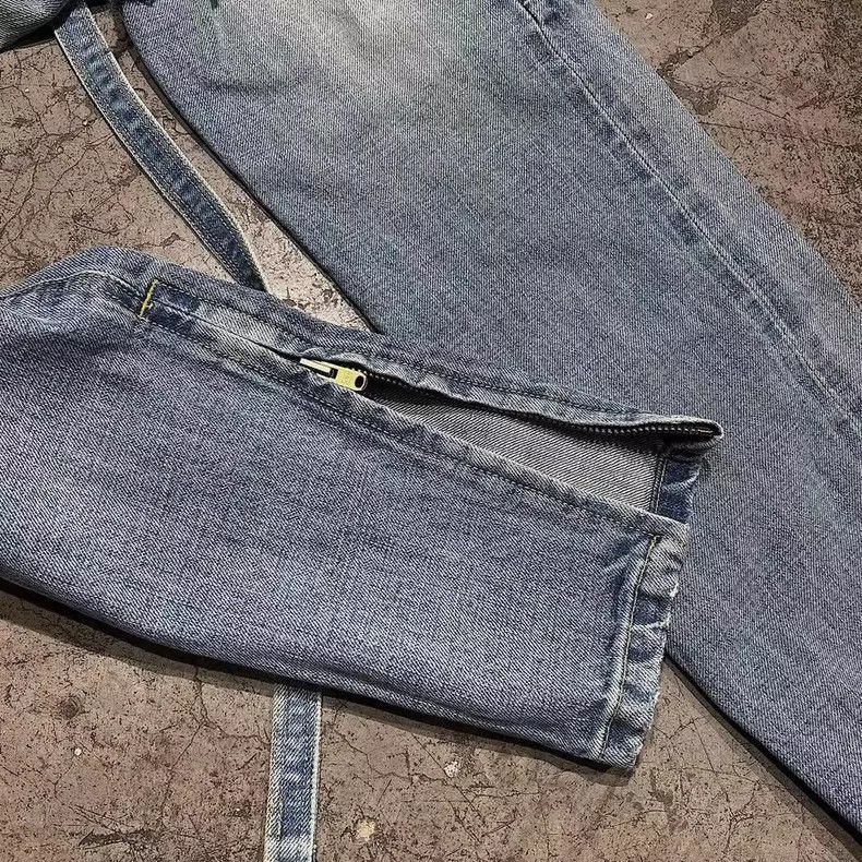 Fear of God Fear of God Wash break blue cow jeans with zipper Size US 32 / EU 48 - 5 Thumbnail