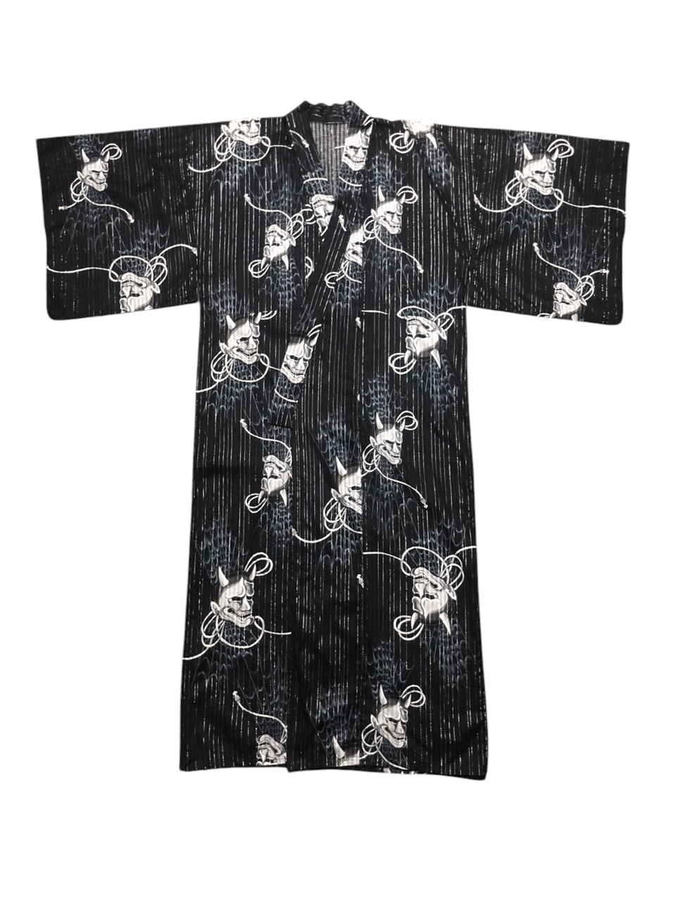 Komono Very Rare Kimono Black and White Ohio Long Kimono Japan Size US L / EU 52-54 / 3 - 1 Thumbnail