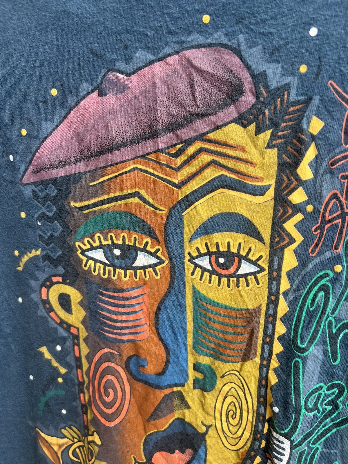 Vintage Vintage 1994 Art t shirt New Orleans Jazz & Heritage Fest Size US L / EU 52-54 / 3 - 8 Thumbnail