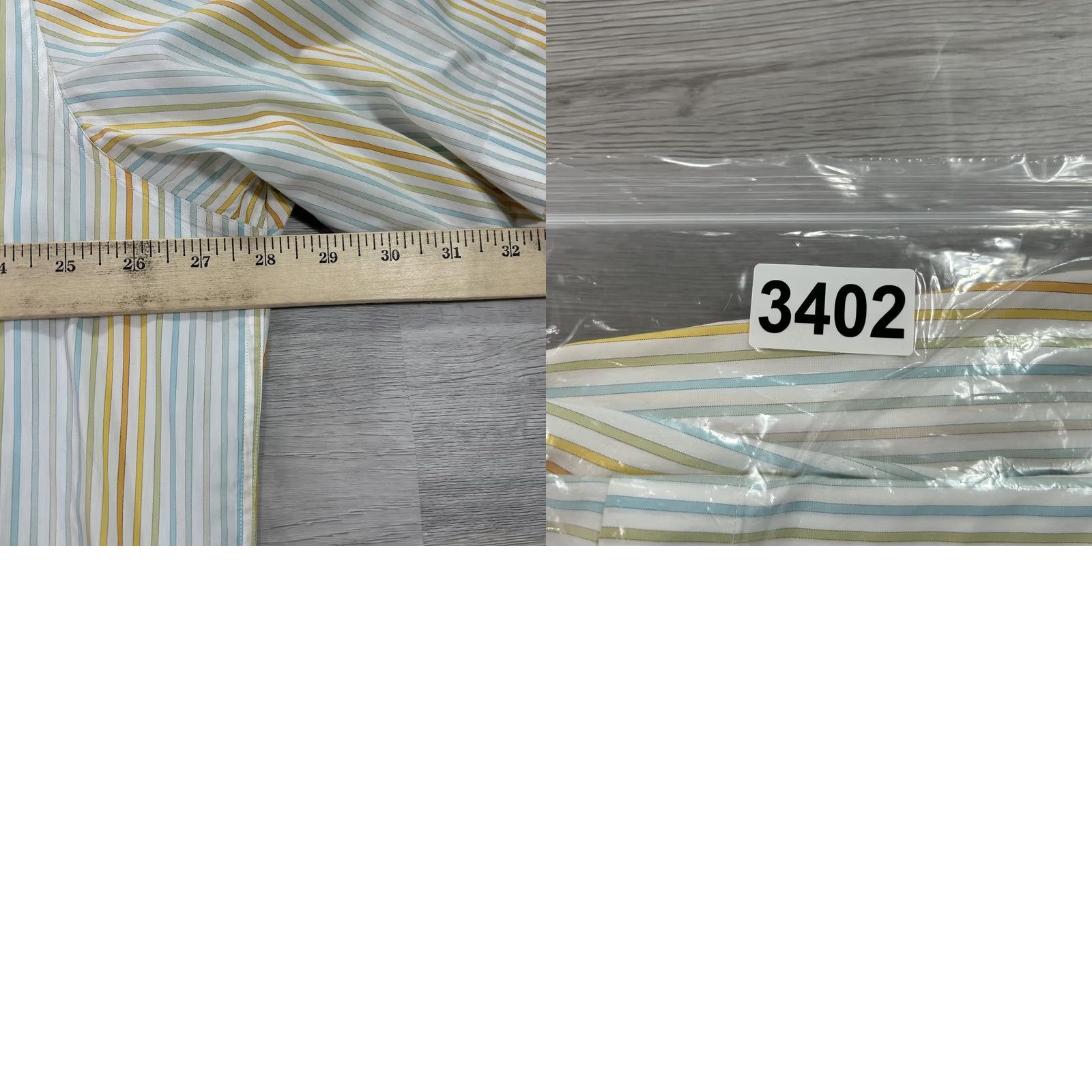 Vintage VINTAGE Davinci Sport Shirt Mens 2XL White Pastel Stripe Button Up Italy Size US XXL / EU 58 / 5 - 8 Thumbnail