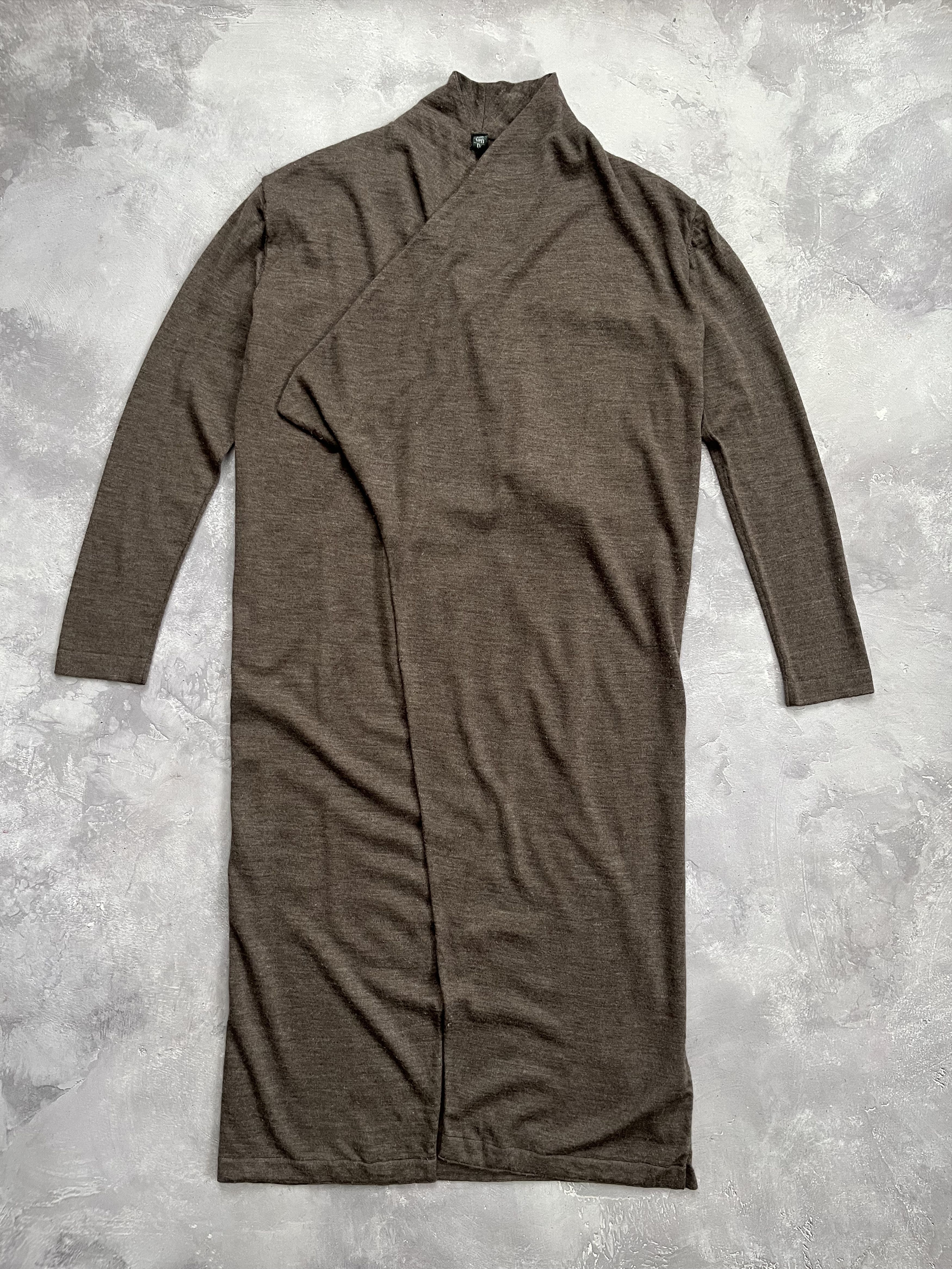Eleventy Eleventy Merino Wool Silk Cardigan Sweater Long Open Front Size S / US 4 / IT 40 - 5 Thumbnail
