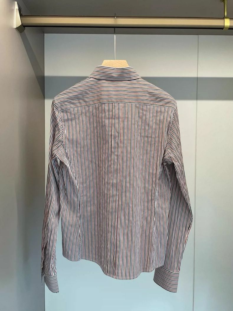 Loro Piana LORO PIANA Striped cotton shirt Size L / US 10 / IT 46 - 2 Thumbnail