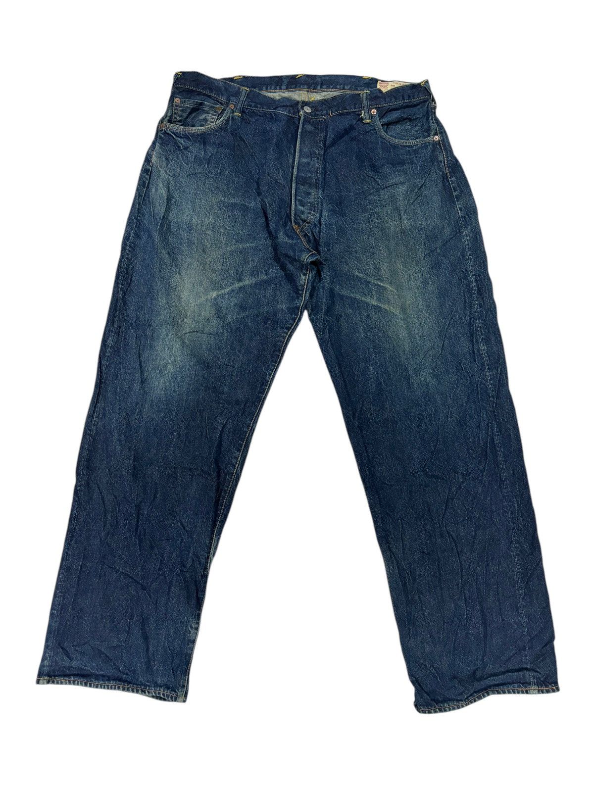 Evisu EVISU DAICOCK SELVEDGE JEANS VINTAGE SIZE 40 Size US 40 / EU 56 - 11 Thumbnail